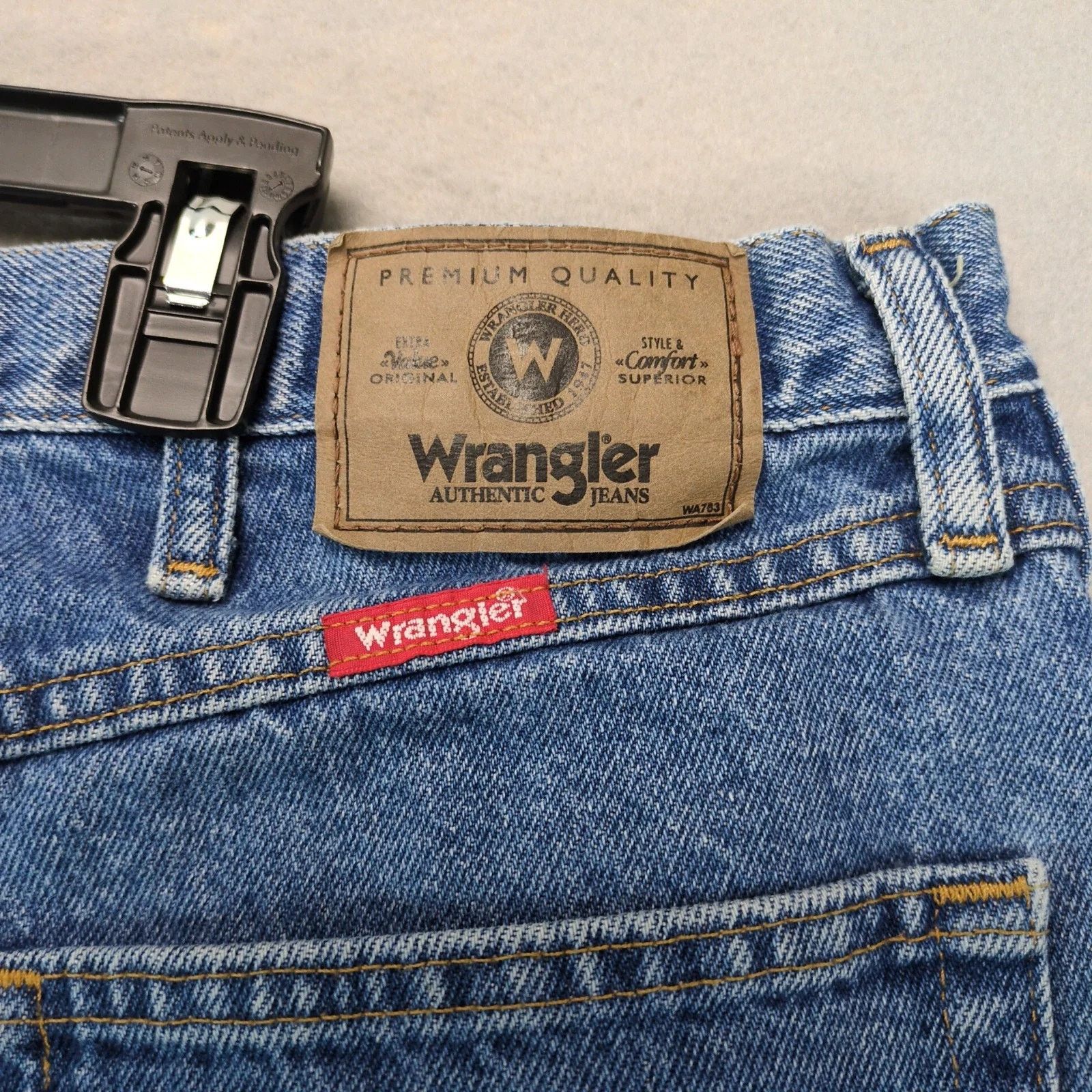 Wrangler Wrangler Regular Fit Jeans Men's 36x29 Straight Leg Cotton Size US 36 / EU 52 - 5 Thumbnail