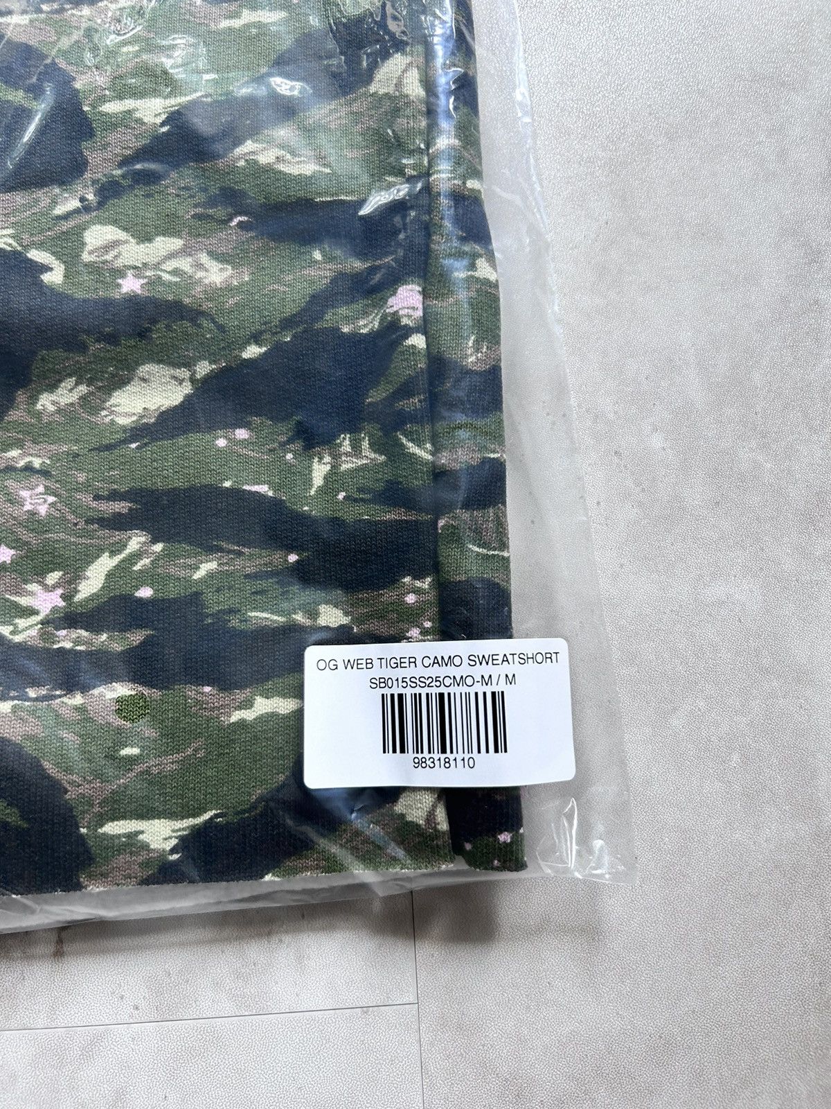 Sp5der × Young Thug Sp5der OG Web Tiger Camo Sweatshorts Size M Size US 32 / EU 48 - 6 Thumbnail
