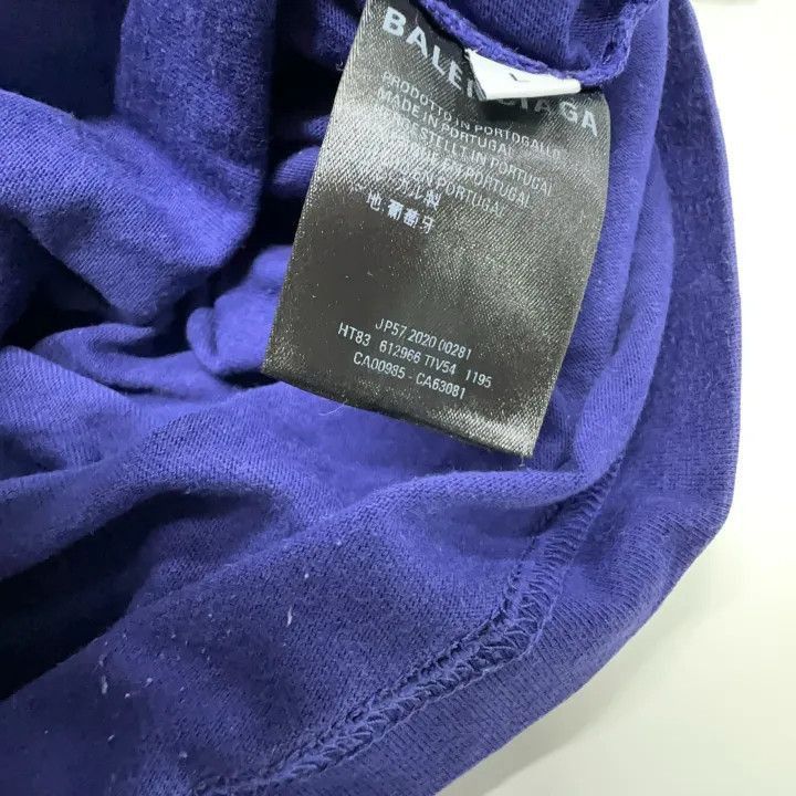 Balenciaga Balenciaga Balenciaga Logo Blue Tshirt for Men -2507 Size US L / EU 52-54 / 3 - 1 Thumbnail