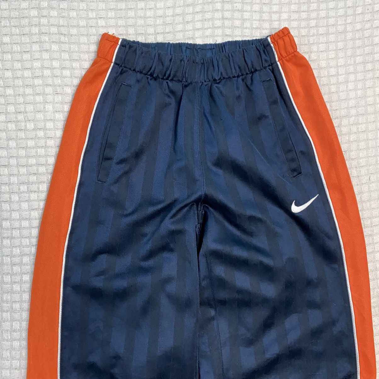 Carhartt Wip × Nike 💥 VINTAGE NIKE 90S BAGGY WIDE LEG SWOOSH TRACK PANTS Y2K Size US 36 / EU 52 - 4 Thumbnail