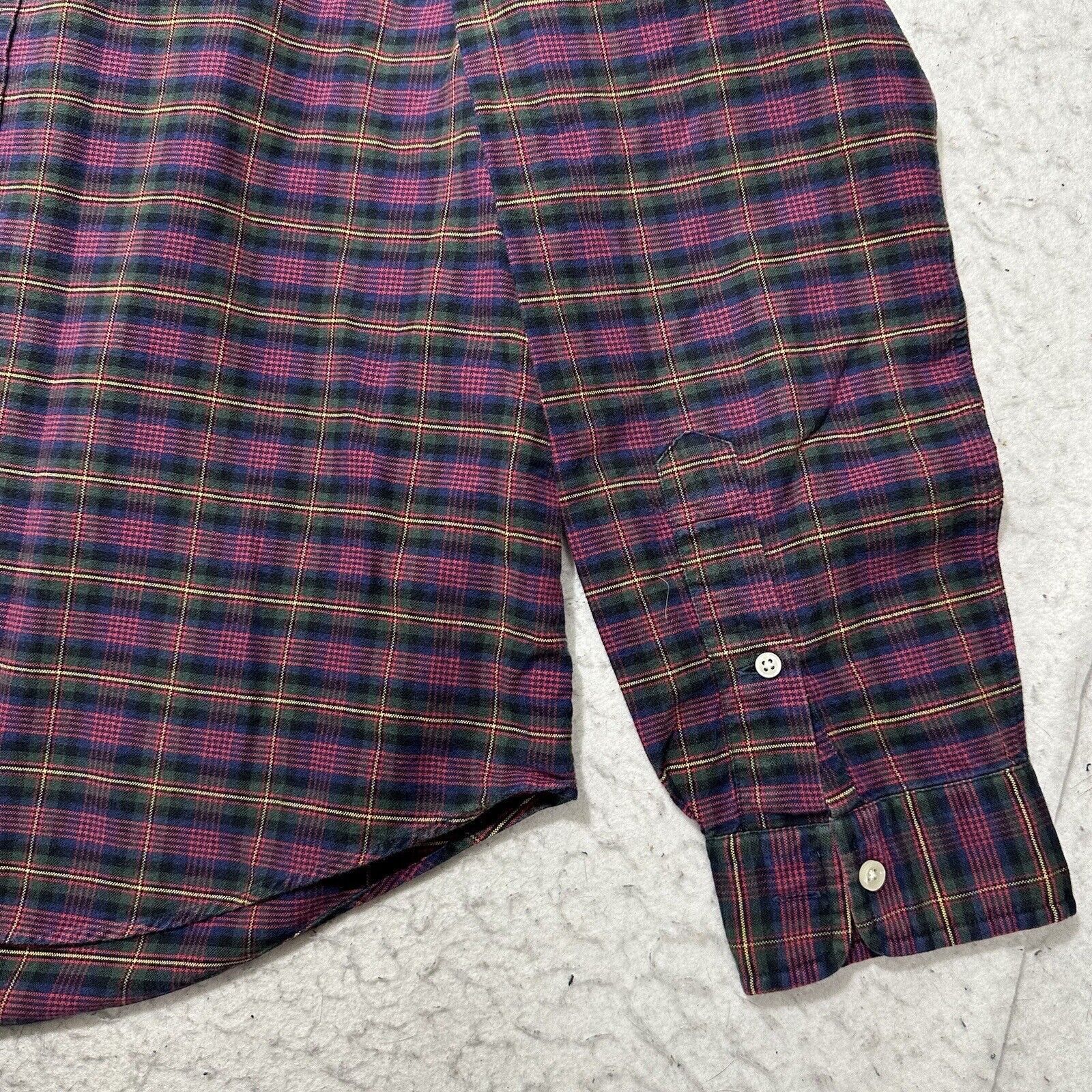 Ralph Lauren Ralph Lauren Large Button Down Purple Plaid Dress Shirt Size US L / EU 52-54 / 3 - 5 Thumbnail