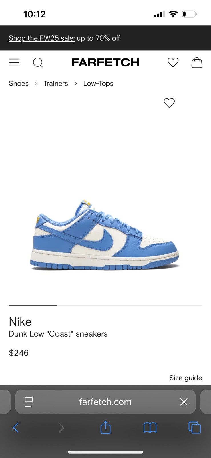 Nike Nike Dunk Low Sneakers Size US 7 / IT 37 - 6 Thumbnail