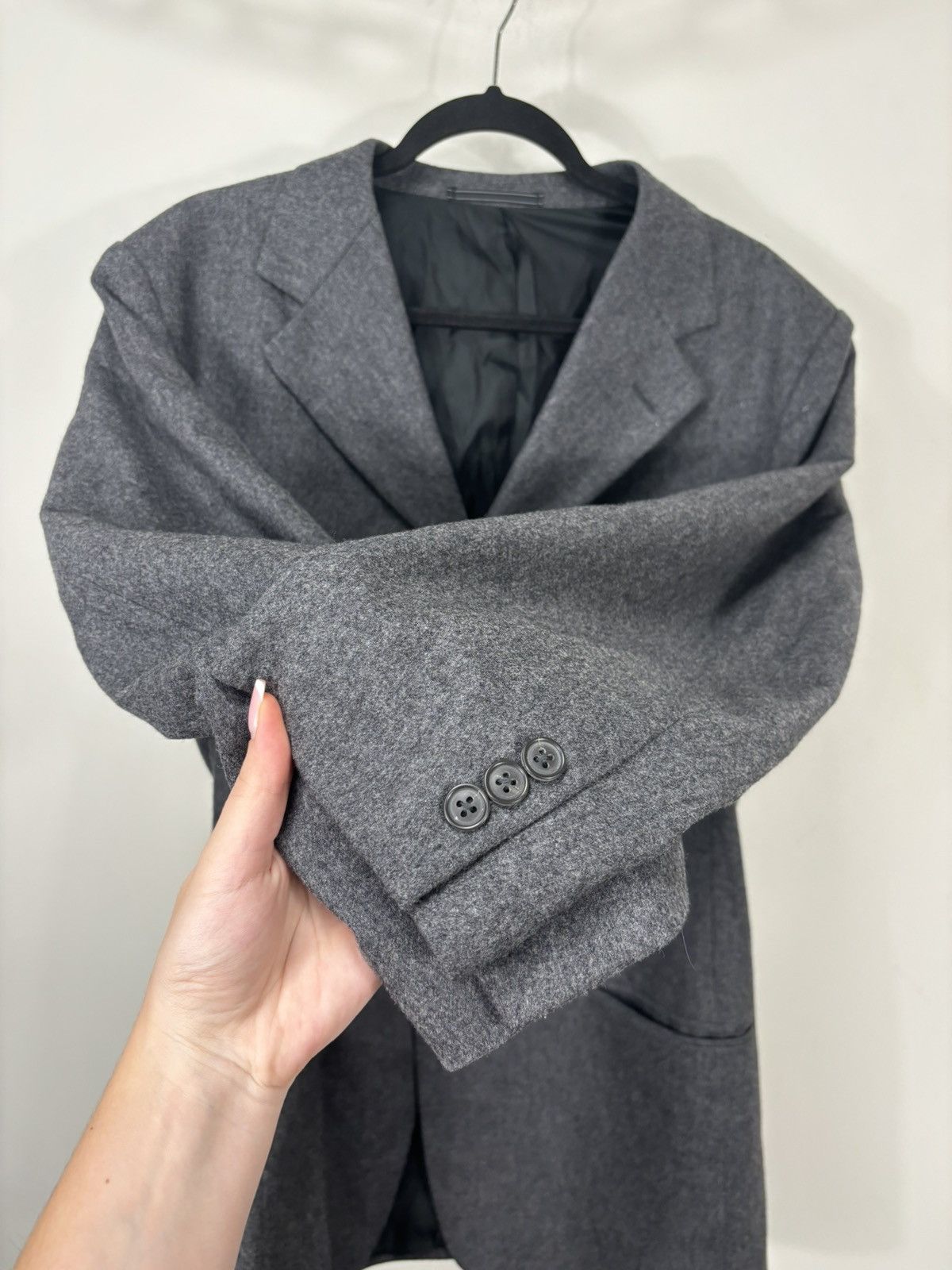 Ermenegildo Zegna Ermenegildo Zegna Soft Men’s 4-Buttons Wool Cashmere Blazer Size 40R - 8 Thumbnail