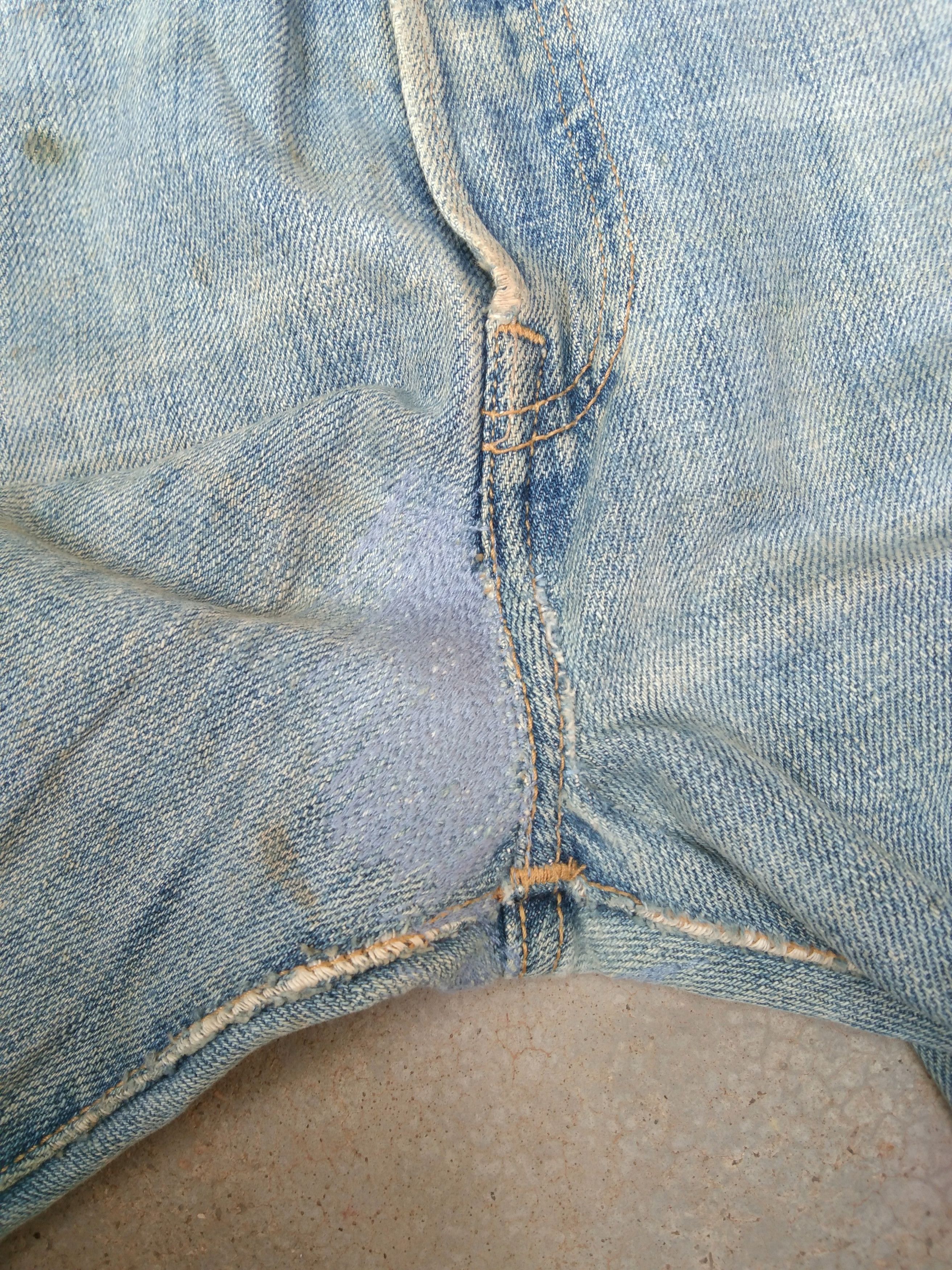 Levi's Vintage Levi's 501 Straight Leg Dirty Distressed Jeans 34x36 Size US 34 / EU 50 - 7 Thumbnail