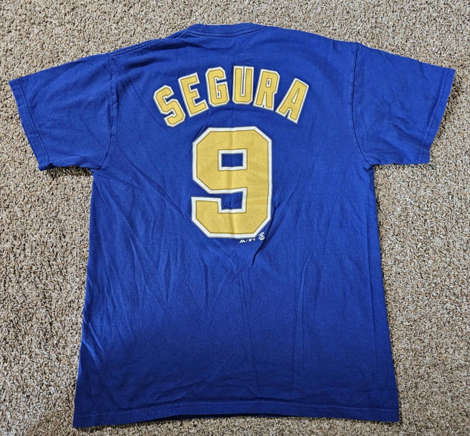 Majestic Majestic brewers #9 Segura tshirt Medium Size ONE SIZE - 6 Thumbnail