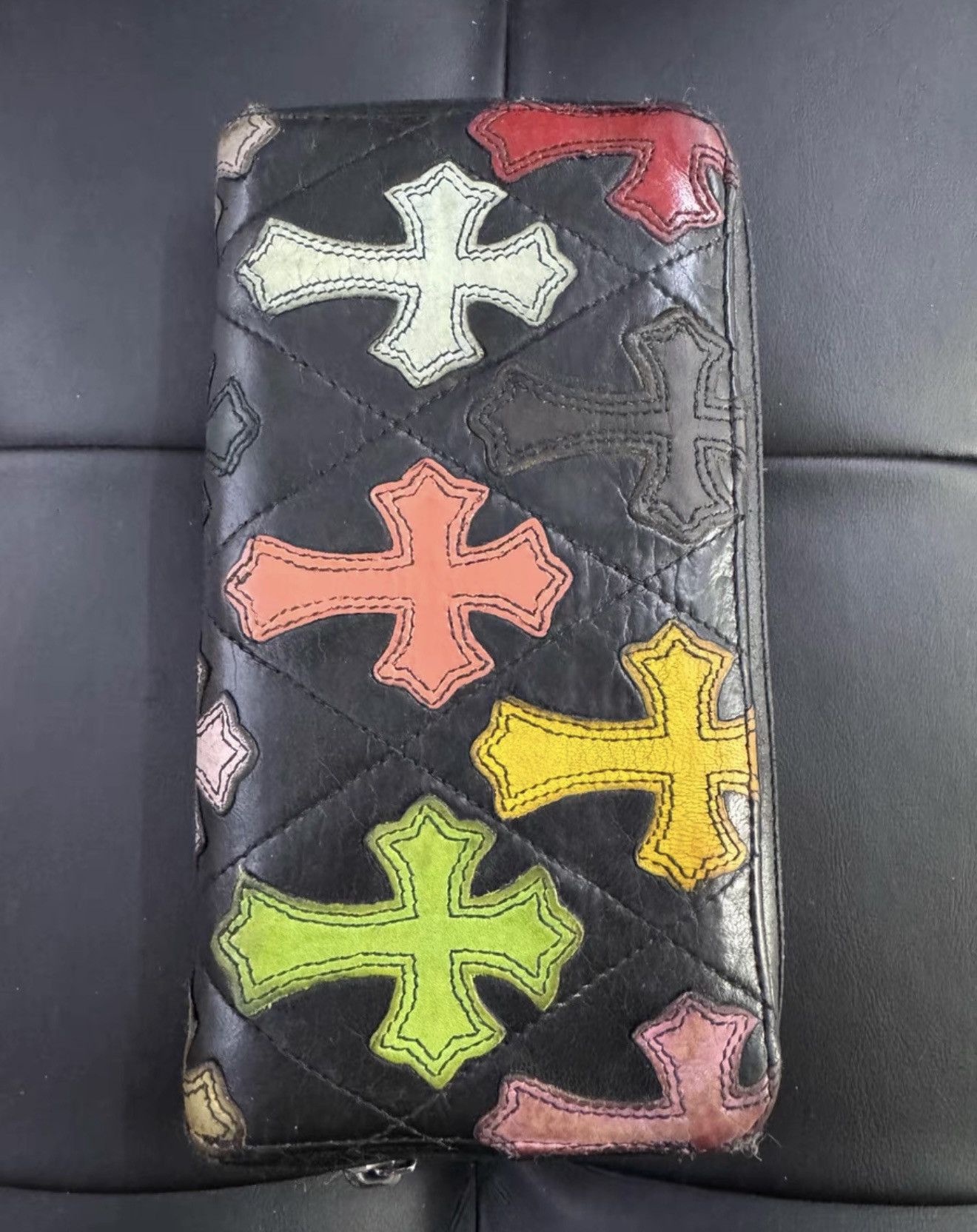 Chrome Hearts Chrome Hearts Long Wallet in Multicolor Leather Size ONE SIZE - 3 Thumbnail