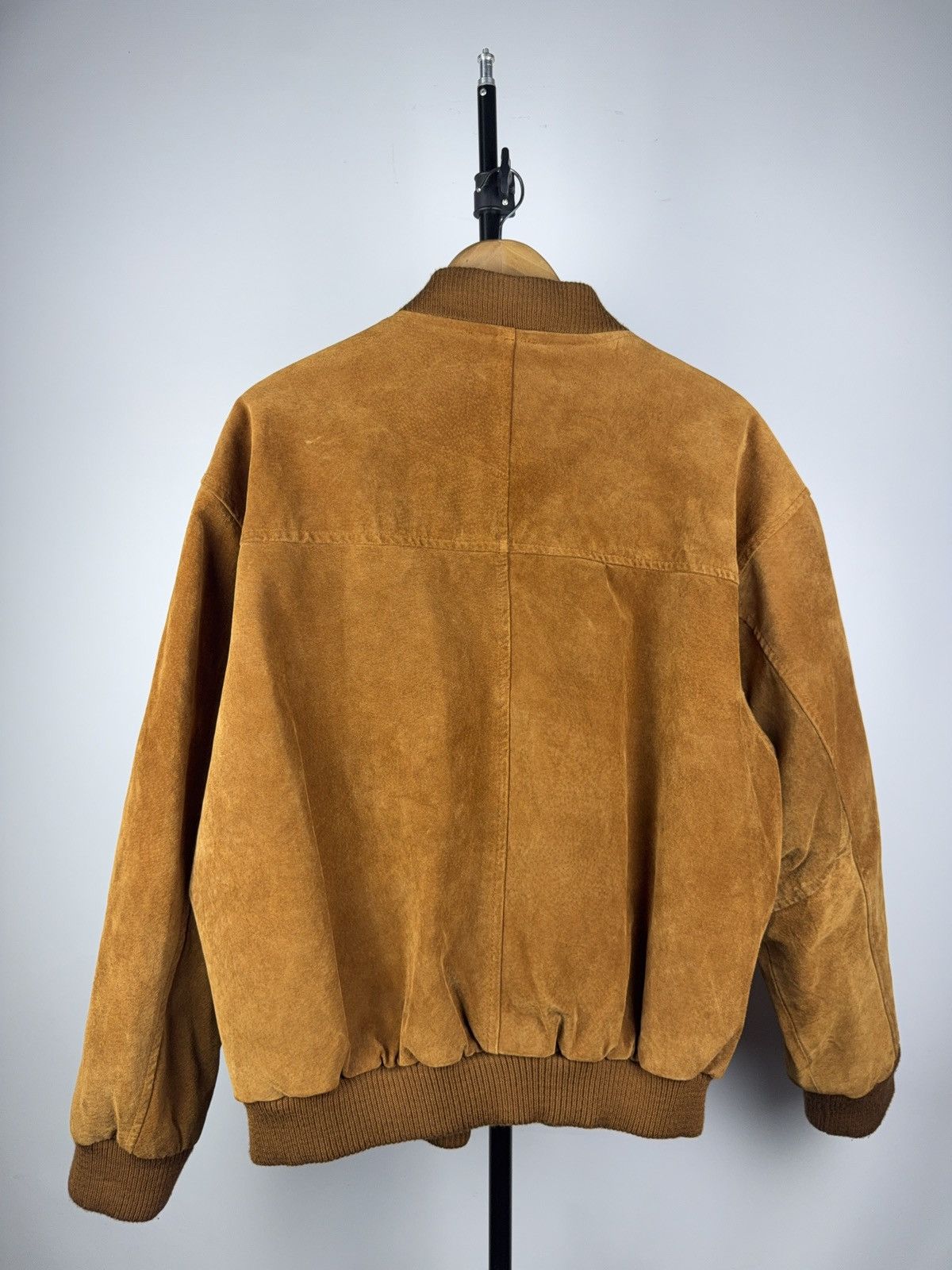 Leather Vintage Western Cowboy Leather MOTO Bomber Jacket Rock Punk Size US L / EU 52-54 / 3 - 14 Thumbnail