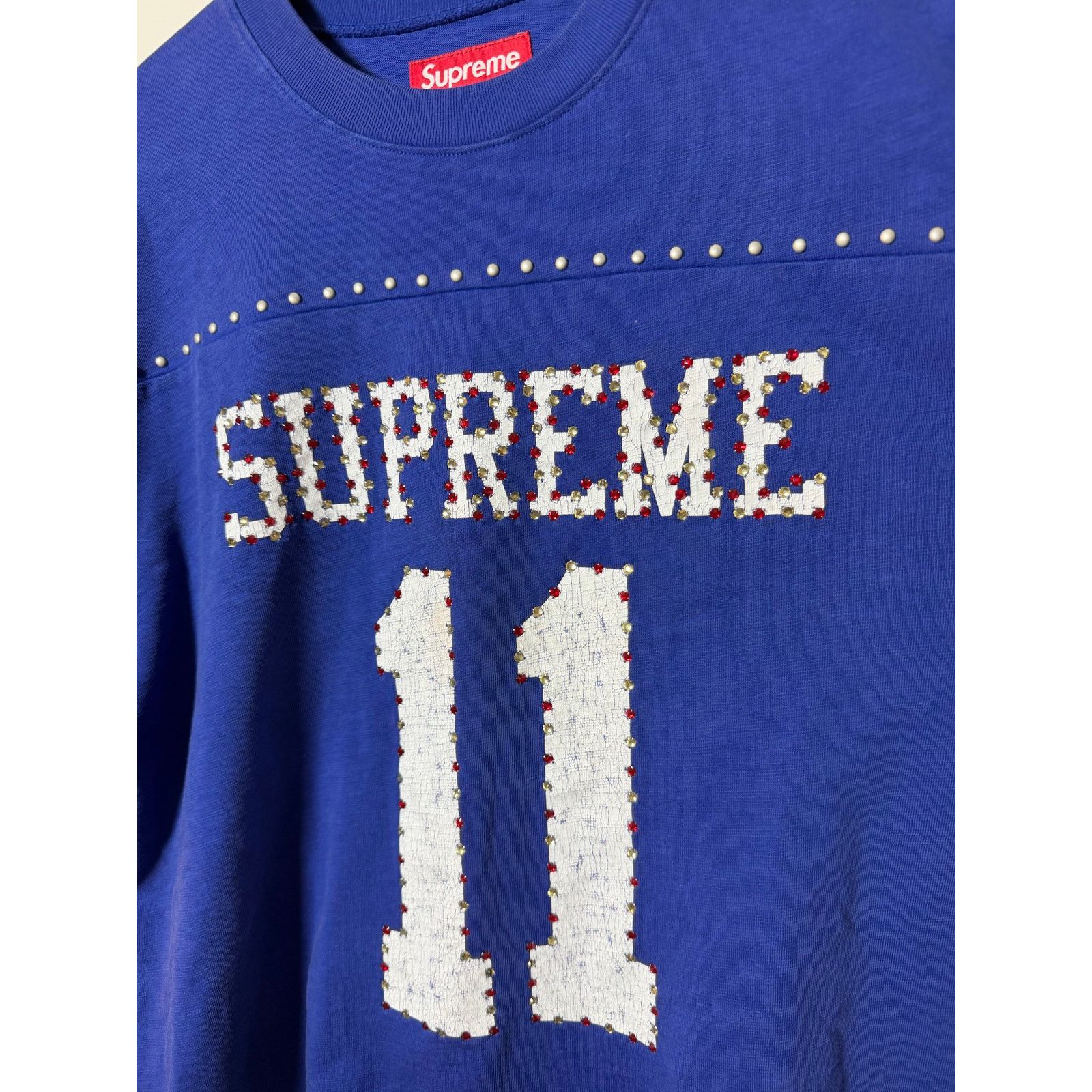 Supreme Studded S/S Football Top SS26 - vargasfootspecialist.com