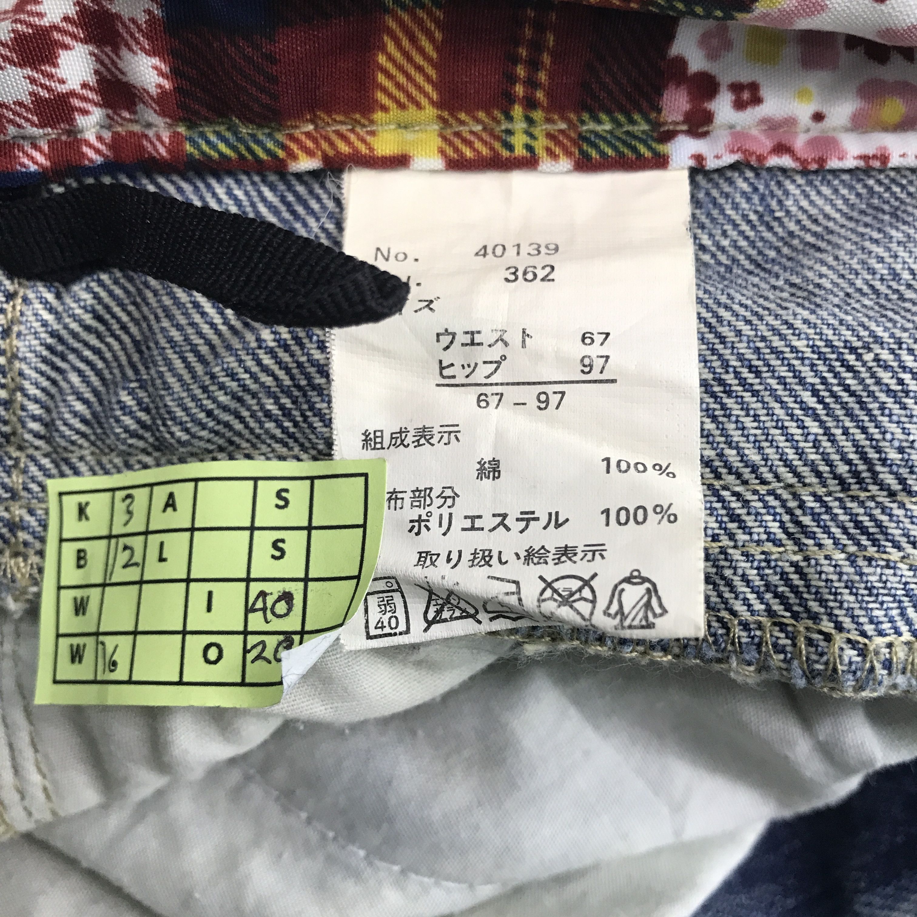 Japanese Brand × Vintage Vtg Double wais Japanese Brand Distressed Denim pants Size US 30 / EU 46 - 13 Thumbnail