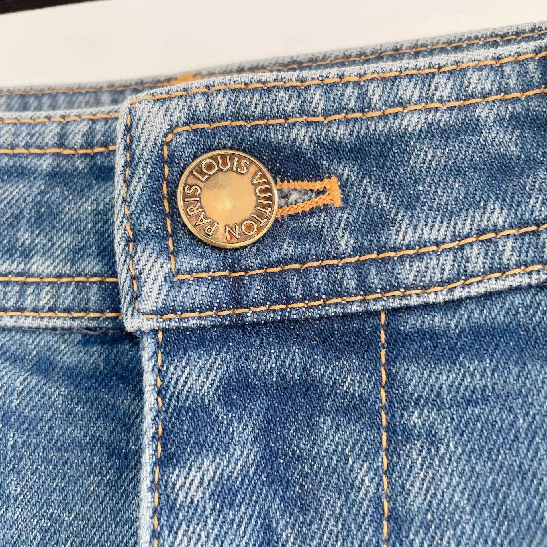 Louis Vuitton Louis Vuitton Blue Jeans 38 Size 27" / US 4 / IT 40 - 4 Thumbnail