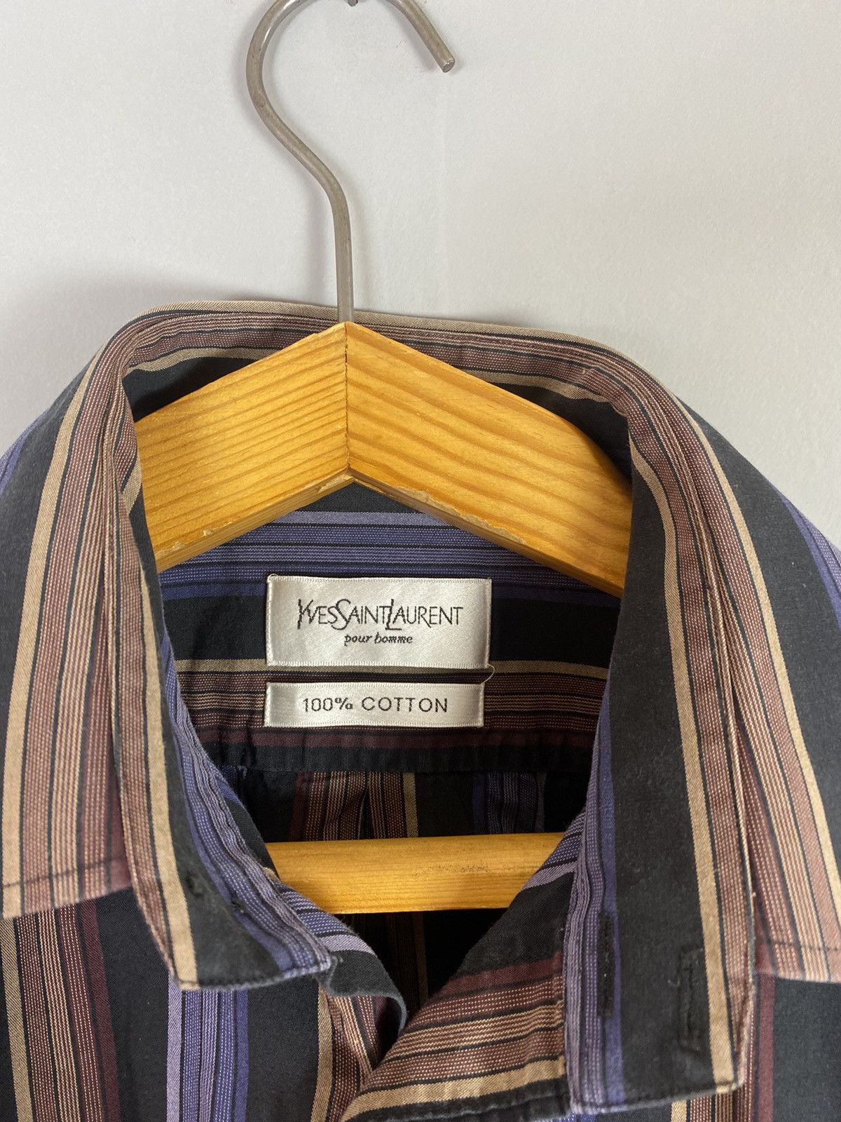 Yves Saint Laurent Vintage 90s Yves Saint Laurent shirt Size US M / EU 48-50 / 2 - 5 Thumbnail