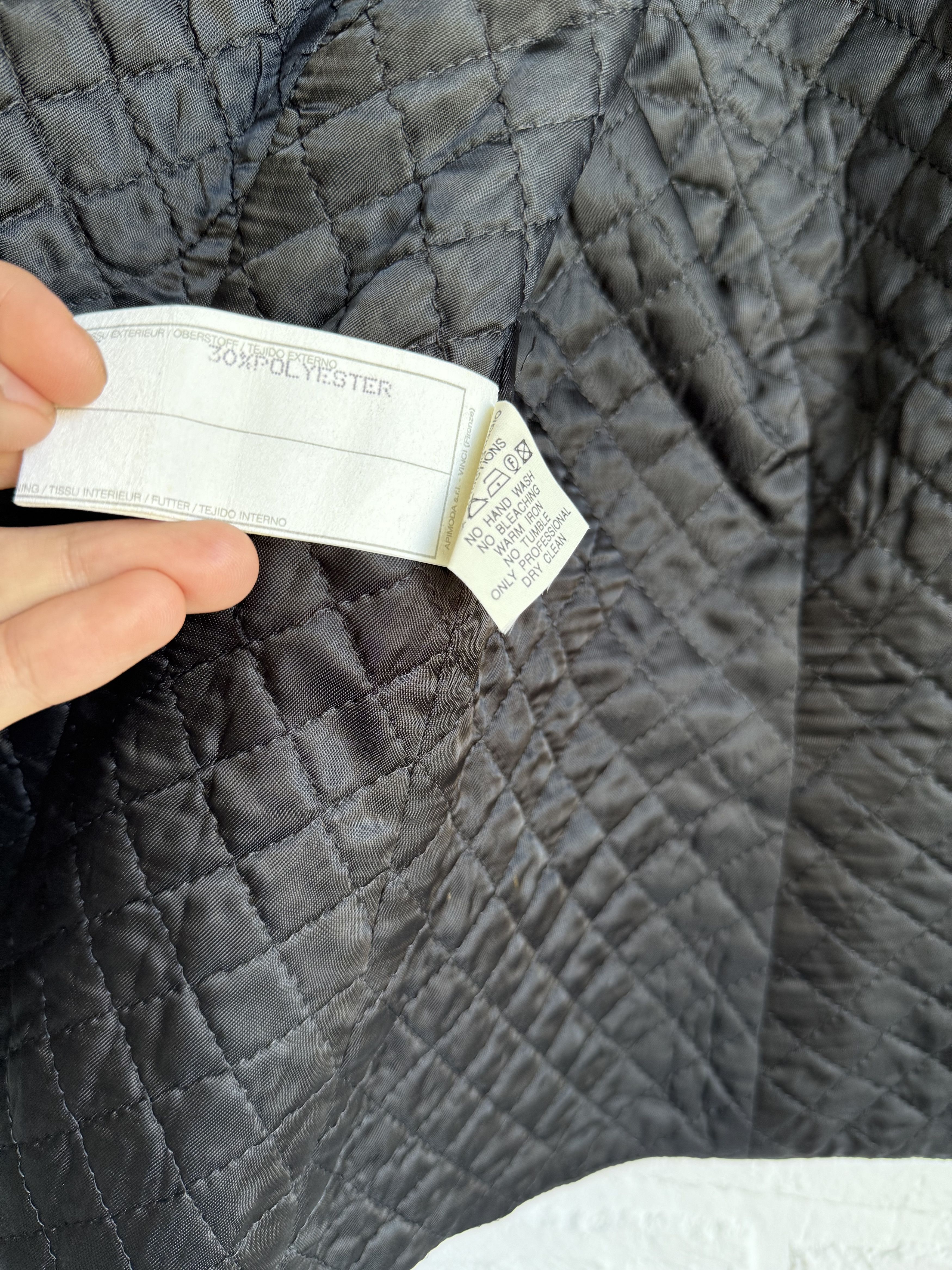 Emporio Armani Vintage 90s Emporio Armani black blazer jacket Size M / US 6-8 / IT 42-44 - 6 Thumbnail