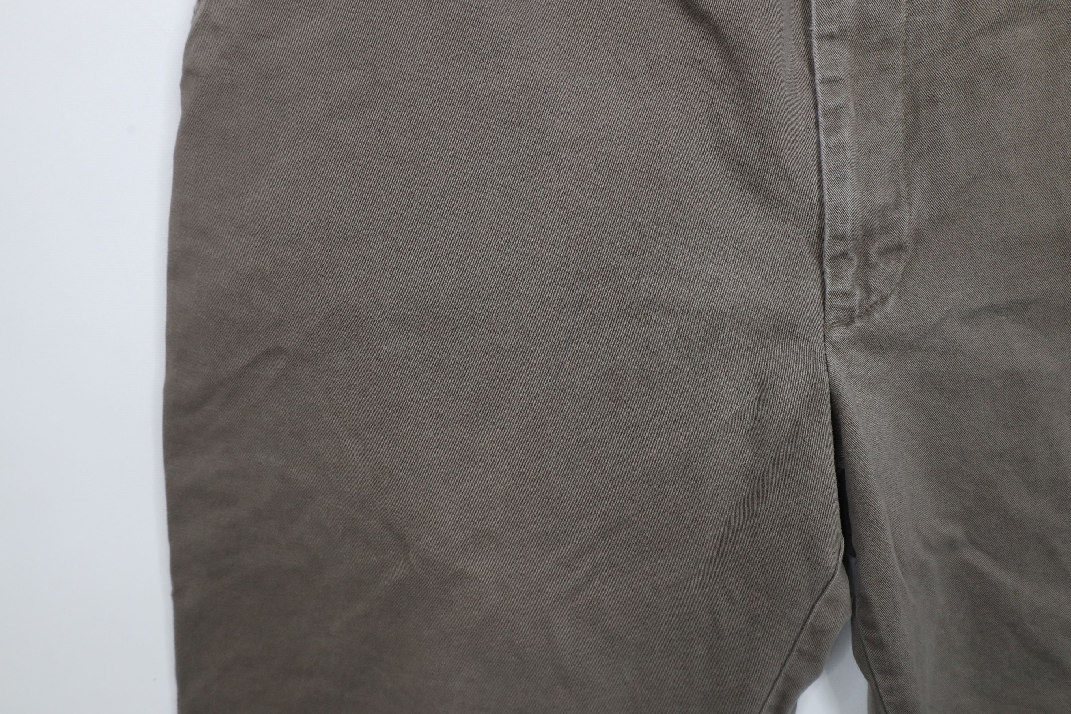 Vintage Vintage 90s Streetwear Wide Leg Cotton Chino Pants Brown Size US 36 / EU 52 - 6 Thumbnail