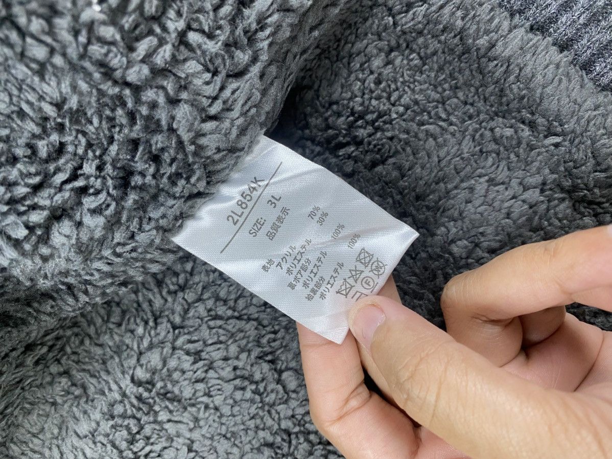 Japanese Brand × Kansai Yamamoto × Vintage Vintage Kansai Yamamoto Homme Lined Sherpa Knit Jacket Size US L / EU 52-54 / 3 - 8 Thumbnail