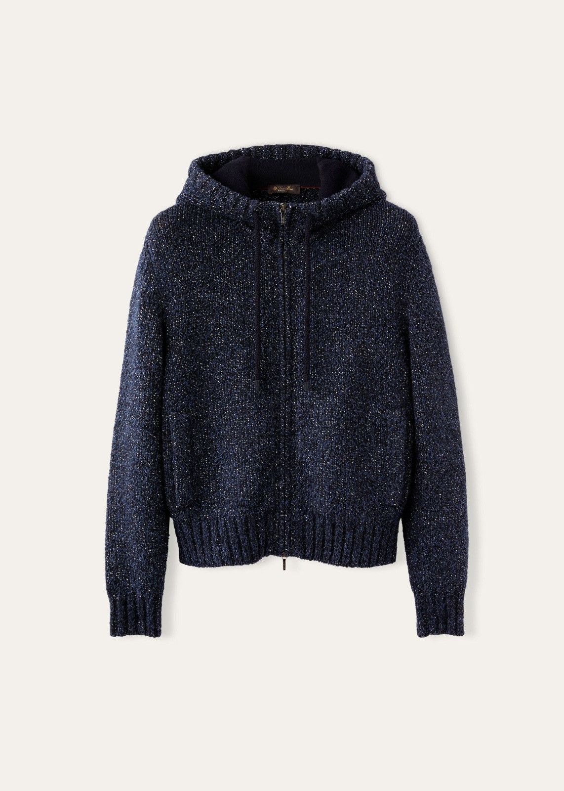 Loro Piana o1srvl11e0225 FAN7170 Hooded Bomber Jacket in Navy Blue Size US M / EU 48-50 / 2 - 1 Thumbnail