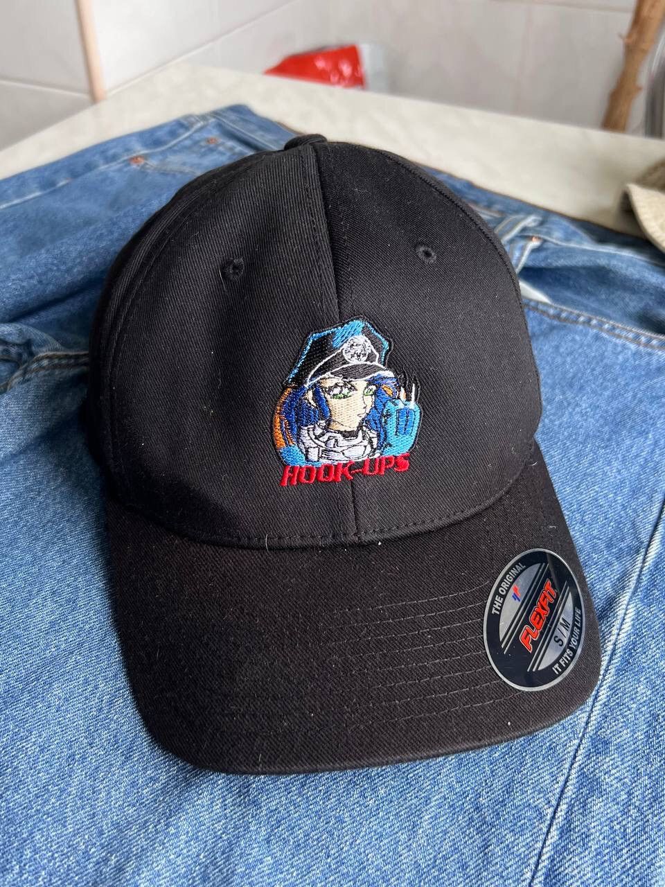 Hook-Ups VTG Hook-Ups Super Assassin Anime Girl FlexFit 2000s Cap Hat Size ONE SIZE - 1 Thumbnail