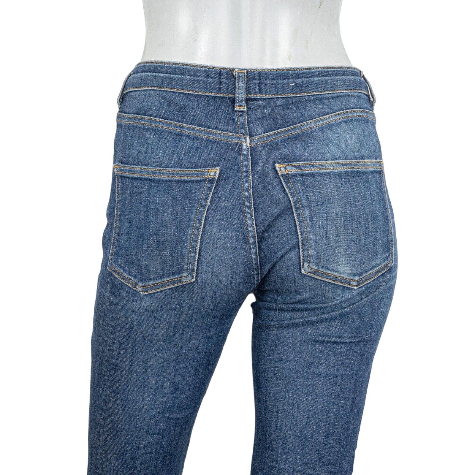 Acne Studios Acne Studios Women's PIN RAW REFORM Skinny Denim Jeans Blue Size 28" / US 6 / IT 42 - 10 Thumbnail