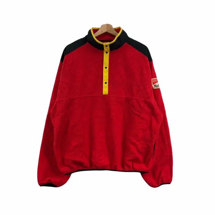 Marlboro Vtg 80’ MARLBORO ADVENTURE TEAM Red Fleece Jacket Size US XL / EU 56 / 4 - 1 Thumbnail