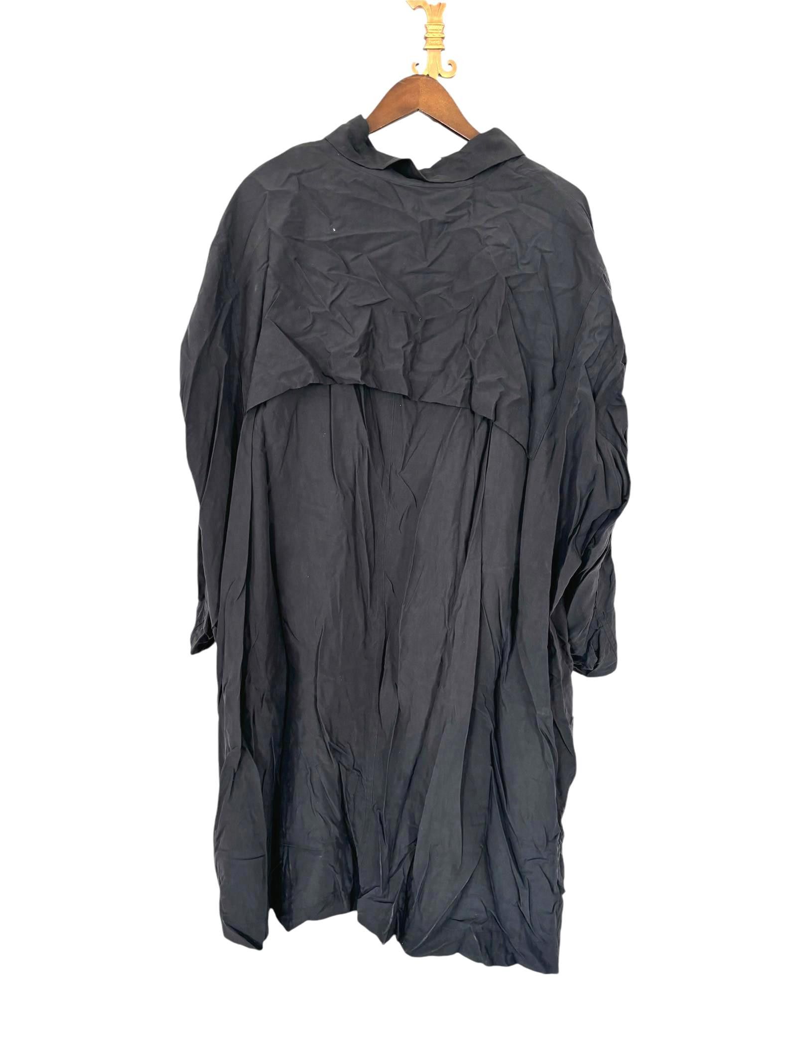 Issey Miyake Vintage Issey Miyake Windcoat Black Size Small Size S / US 4 / IT 40 - 2 Thumbnail