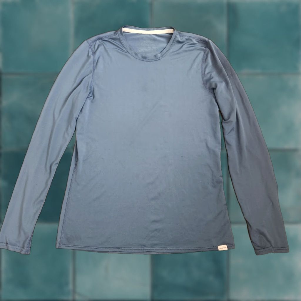 Patagonia Patagonia Women's Medium Long Sleeve Base Layer Performance Shirt Blue Size M / US 6-8 / IT 42-44 - 1 Thumbnail