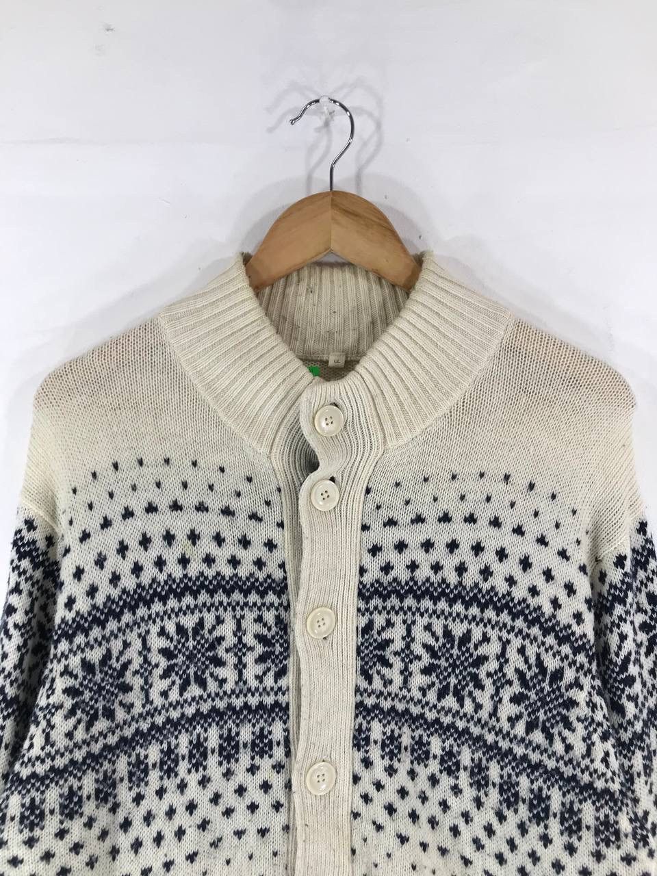Japanese Brand × Vintage Vintage Cardigan Full Button Rare Design Size US XL / EU 56 / 4 - 3 Thumbnail