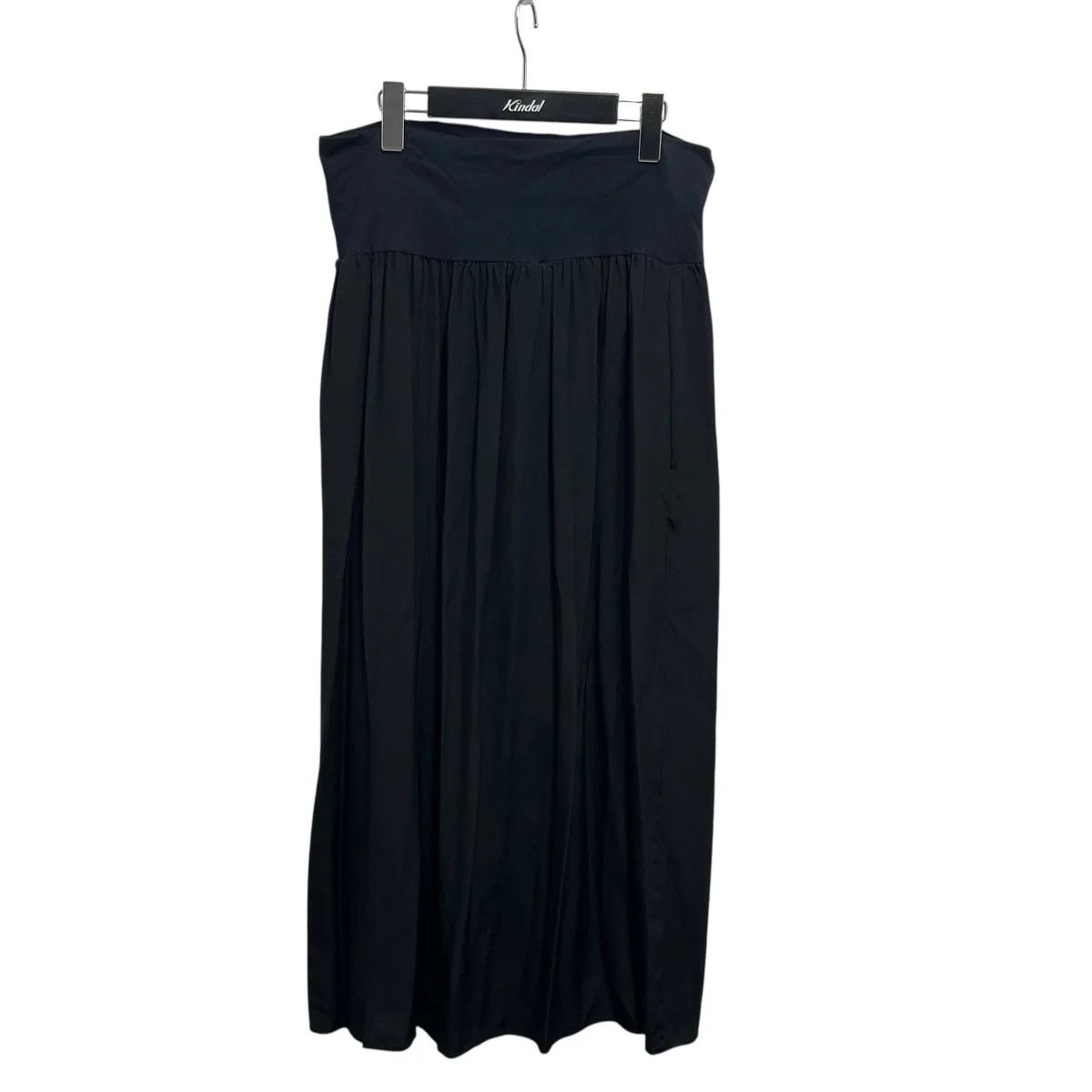 Yohji Yamamoto YOHJI YAMAMOTO // black silk Silk skirt Size US 29 - 1 Thumbnail