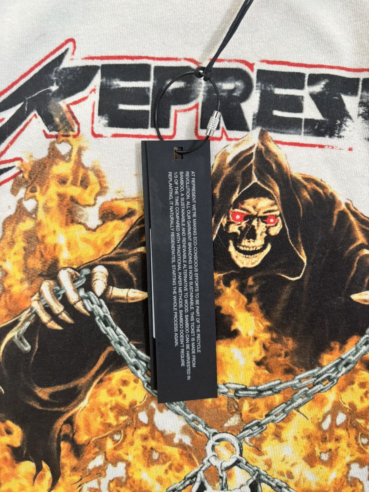 Represent Clo. Represent "Your Time's Up" Grim Reaper Graphic TShirt Size M Size US M / EU 48-50 / 2 - 5 Thumbnail
