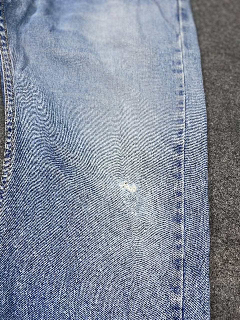 Levi's vintage levis 505 slightly distressed denim nice design Size US 38 / EU 54 - 11 Thumbnail