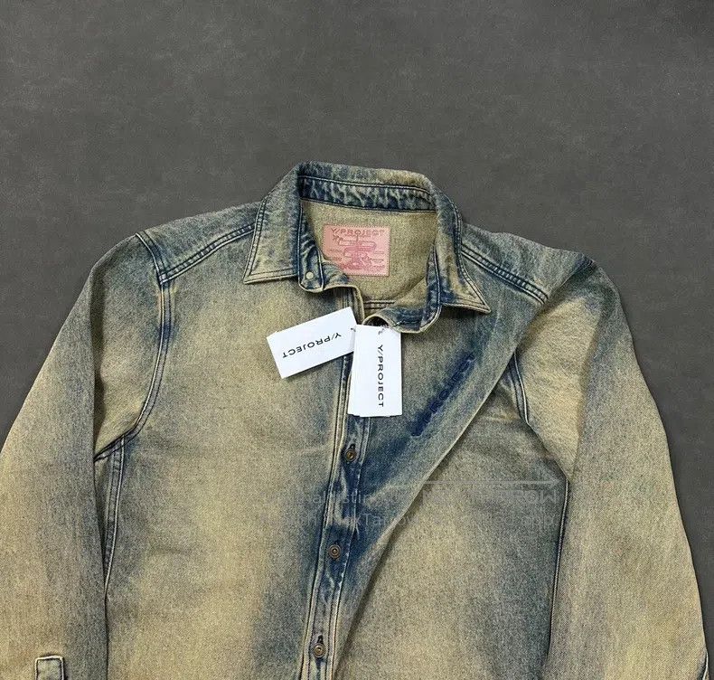 Y/Project Y/PROJECT Size S Make an old washed yellow denim jacket Size US S / EU 44-46 / 1 - 3 Thumbnail