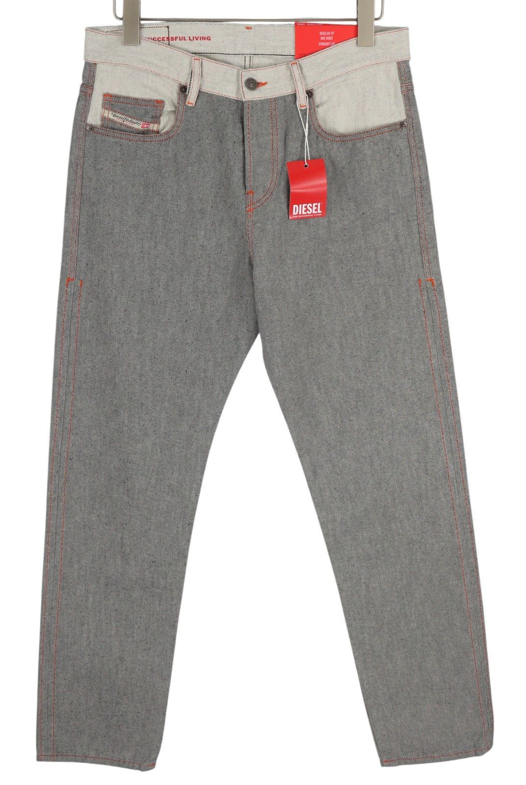 Diesel 2020 D-VIKER-SP4 W31/L34 Black Regular Straight 85418 Size US 31 - 1 Thumbnail