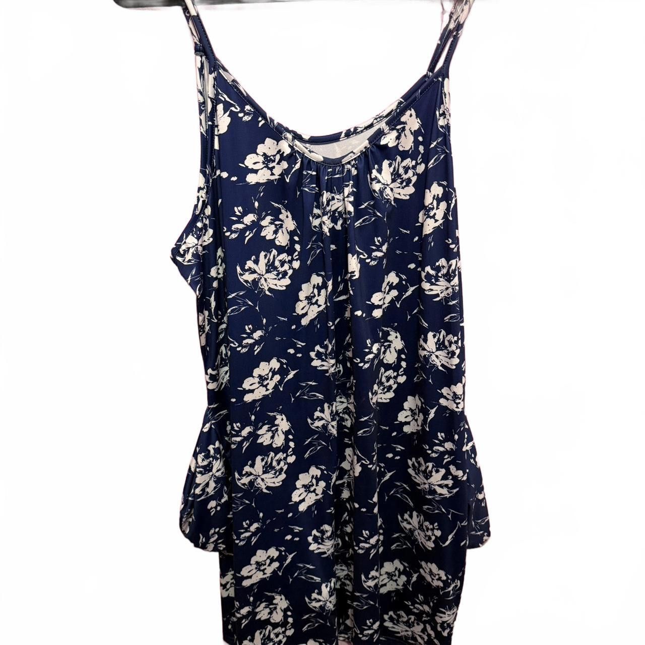 Designer Women's Blue and White Playsuit-romper Size 30" / US 8 / IT 44 - 1 Thumbnail