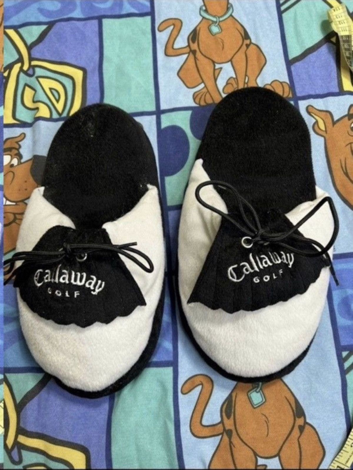 Callaway Golf ***FINAL DROP***RARE CALLAWAY GOLF PLUSH SLIPPERS 9-11 Size US 11 / EU 44 - 2 Thumbnail