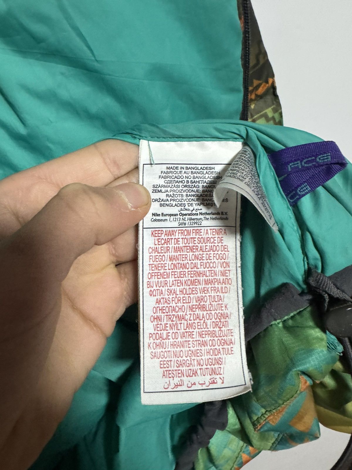 Nike × Nike ACG × Vintage Nike ACG x Pendleton Vintage Rare Puffer Jacket Sz M Size US M / EU 48-50 / 2 - 11 Thumbnail
