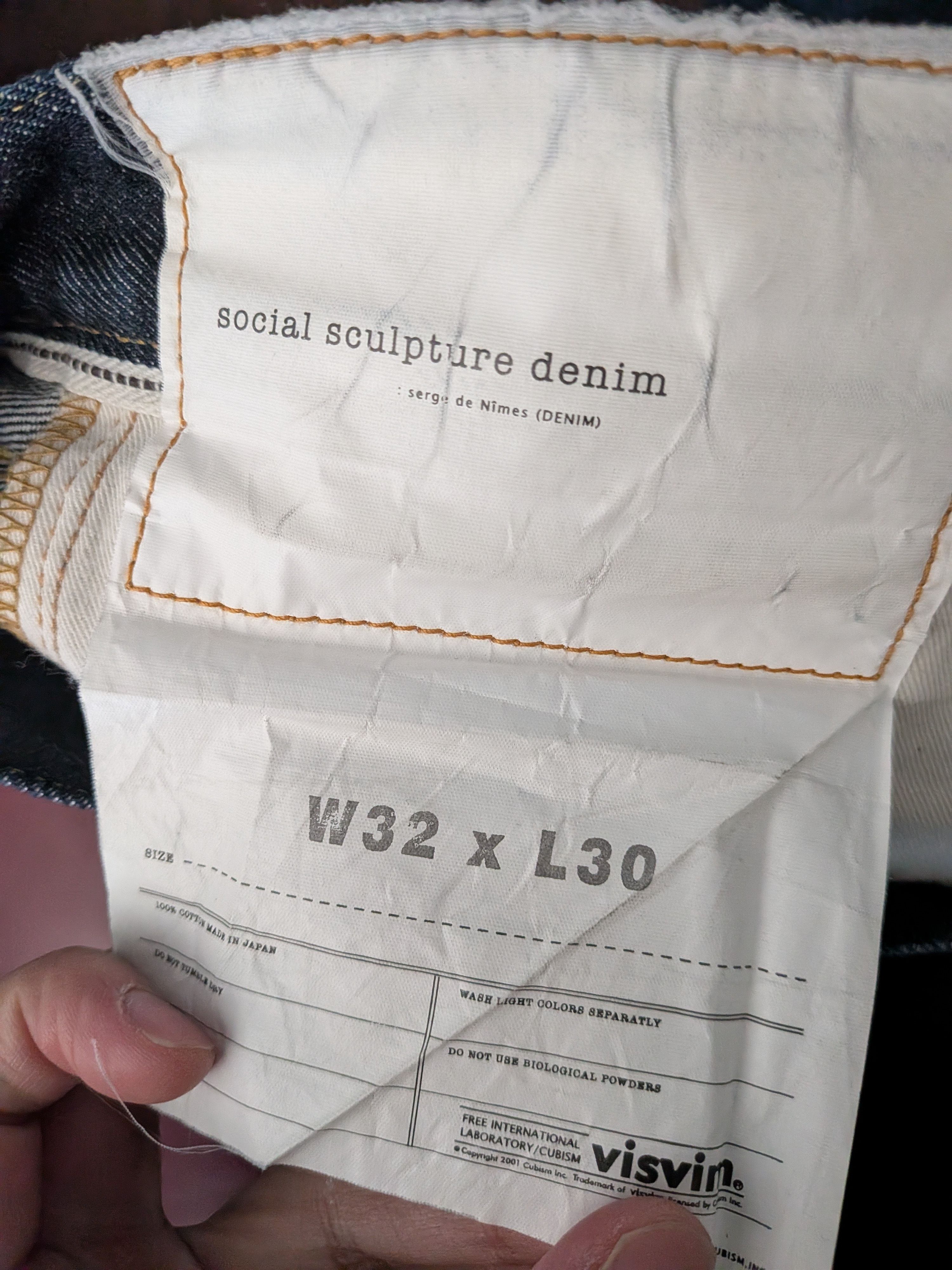 Visvim Visvim Social Sculpture Denim 03R Size US 32 / EU 48 - 4 Thumbnail