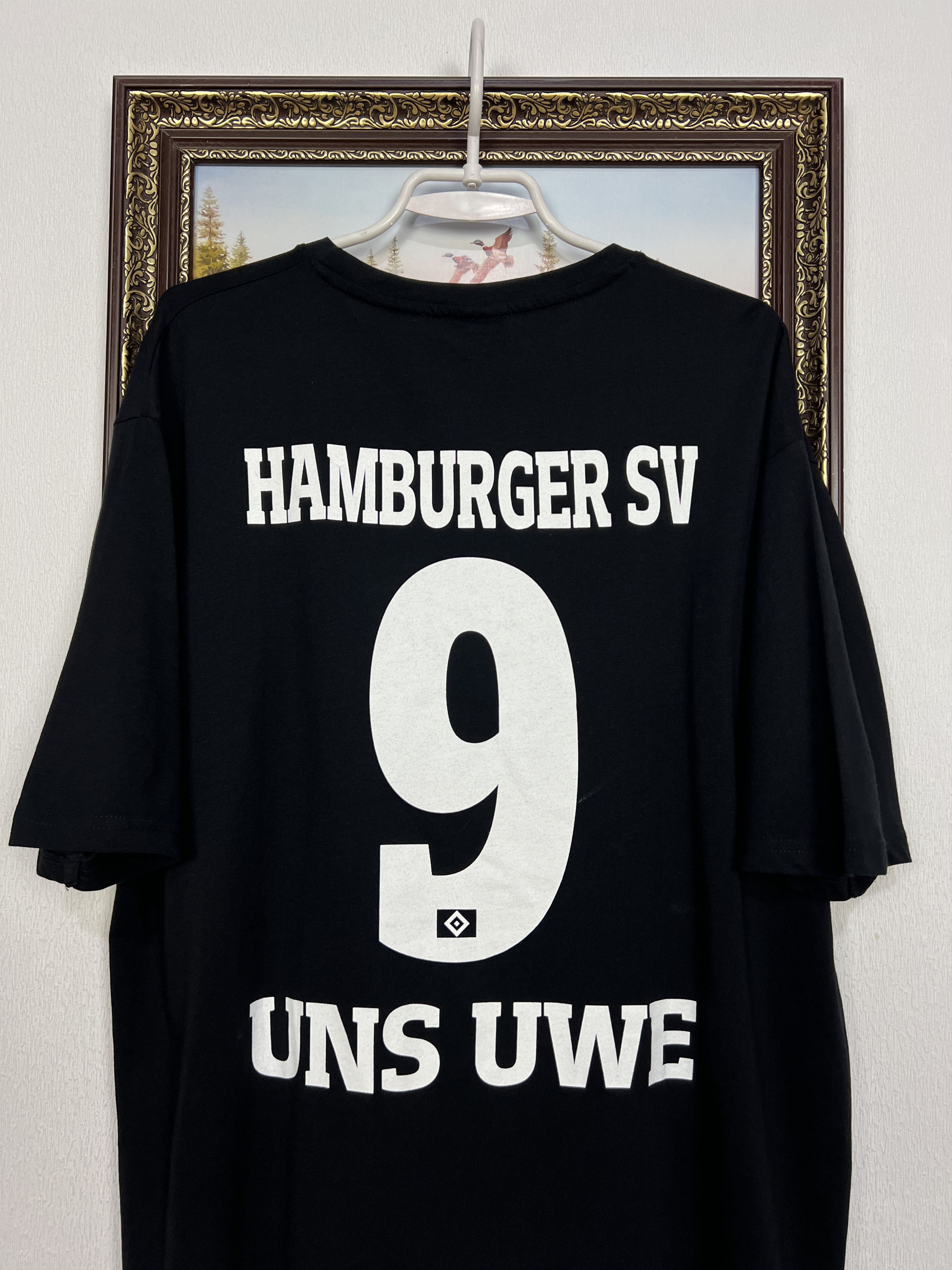 Vintage Hamburg Uwe Seeler Retro Football Shirt Soccer Jersey Trikot Size US XXL / EU 58 / 5 - 8 Thumbnail