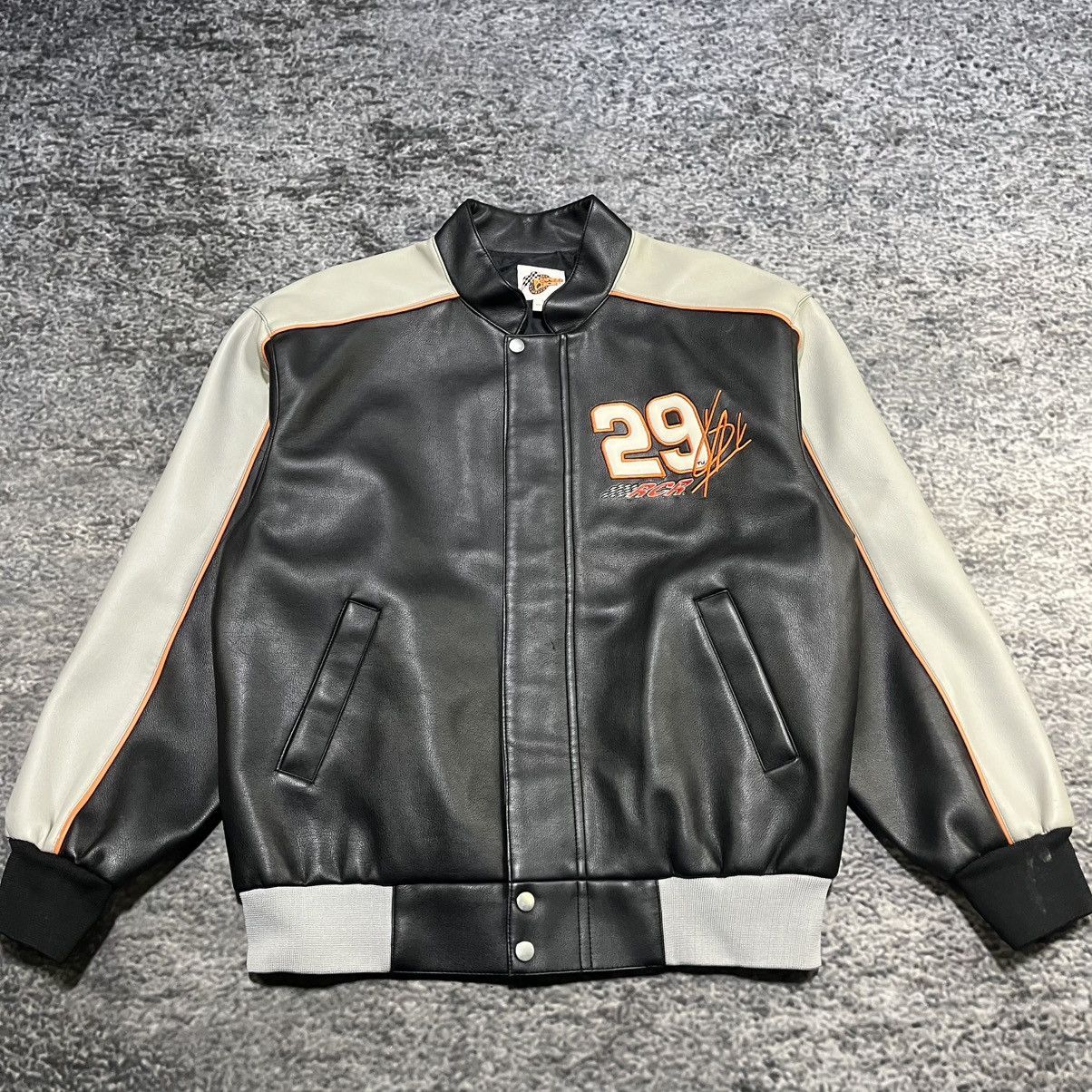 Winners Circle VINTAGE KEVIN HARVICK LEATHER RACING JACKET NASCAR MEDIUM Size US M / EU 48-50 / 2 - 3 Thumbnail