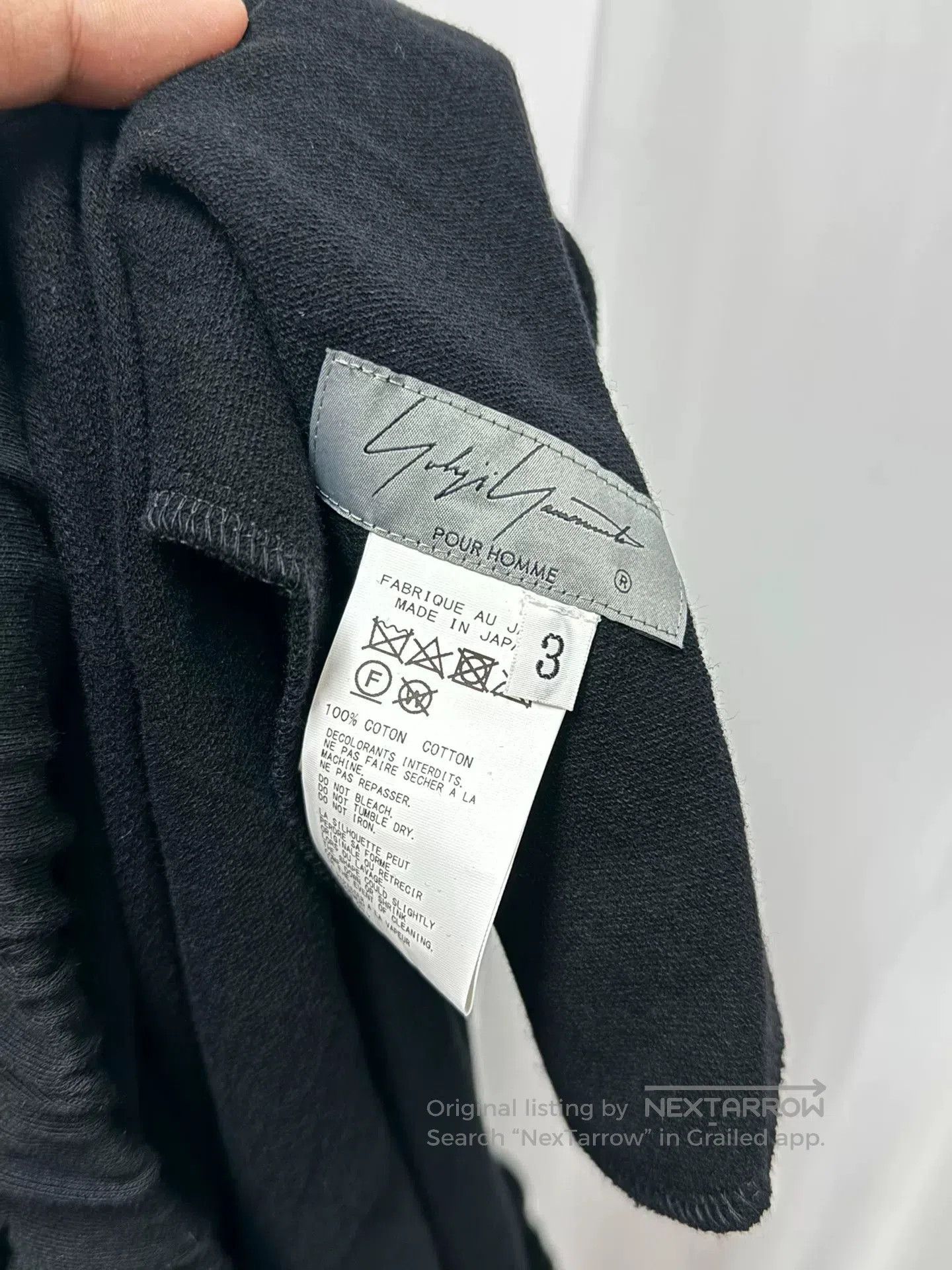Yohji Yamamoto Yohji Yamamoto Pour Homme Drop. Size US 33 - 6 Thumbnail