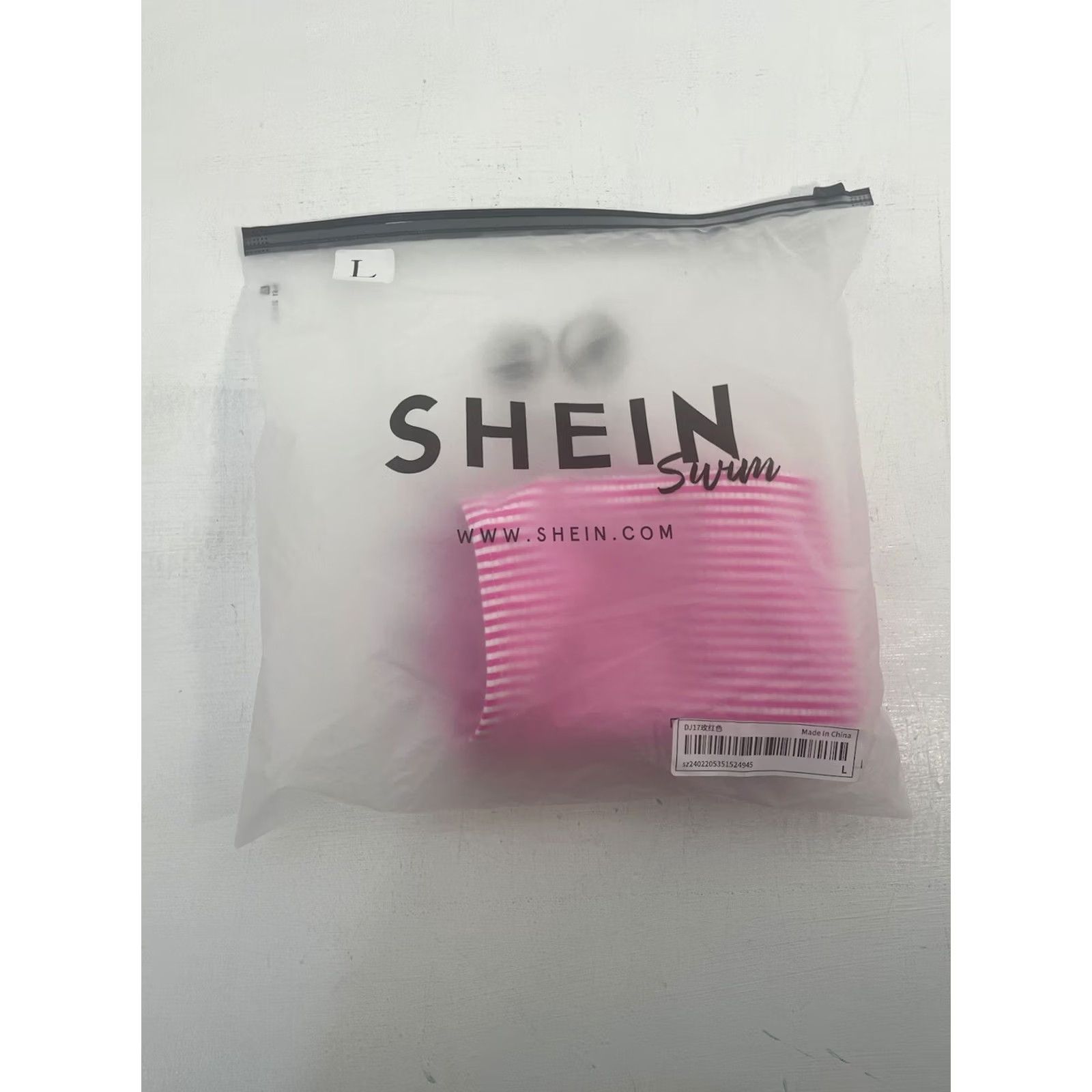 Shein Shein bikini swimsuit bottom large pink white stripes bikini bottom SheIn Size 36" / US 14 / IT 50 - 4 Thumbnail