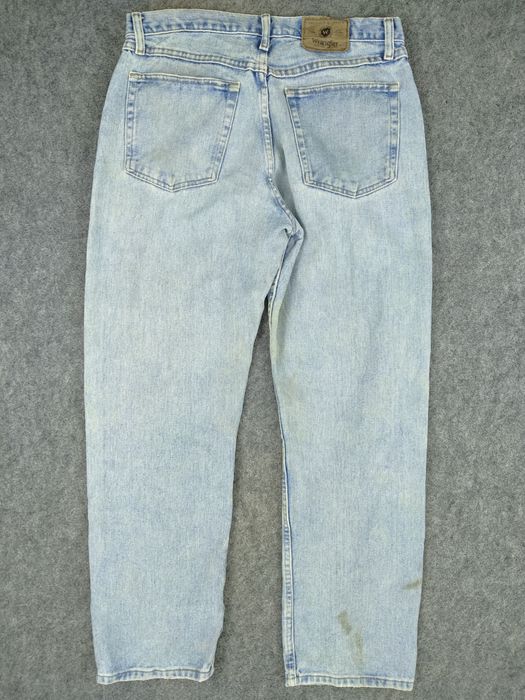 Vintage Vintage Light Wash Wrangler Relaxed Fit Denim -JN473 | Grailed