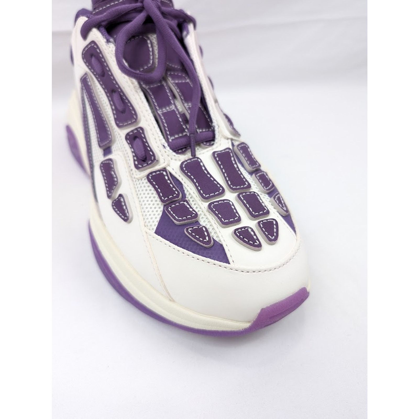 Amiri o1rshd1 Bone Runners in Cream/Purple Size US 13 / EU 46 - 5 Thumbnail