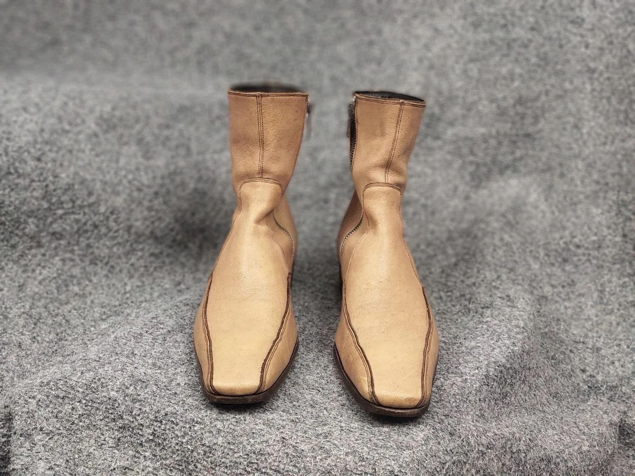 Yves Saint Laurent Vintage Yves Saint Laurent rive gauche Leather zip Boots Size US 9 / EU 42 - 6 Thumbnail