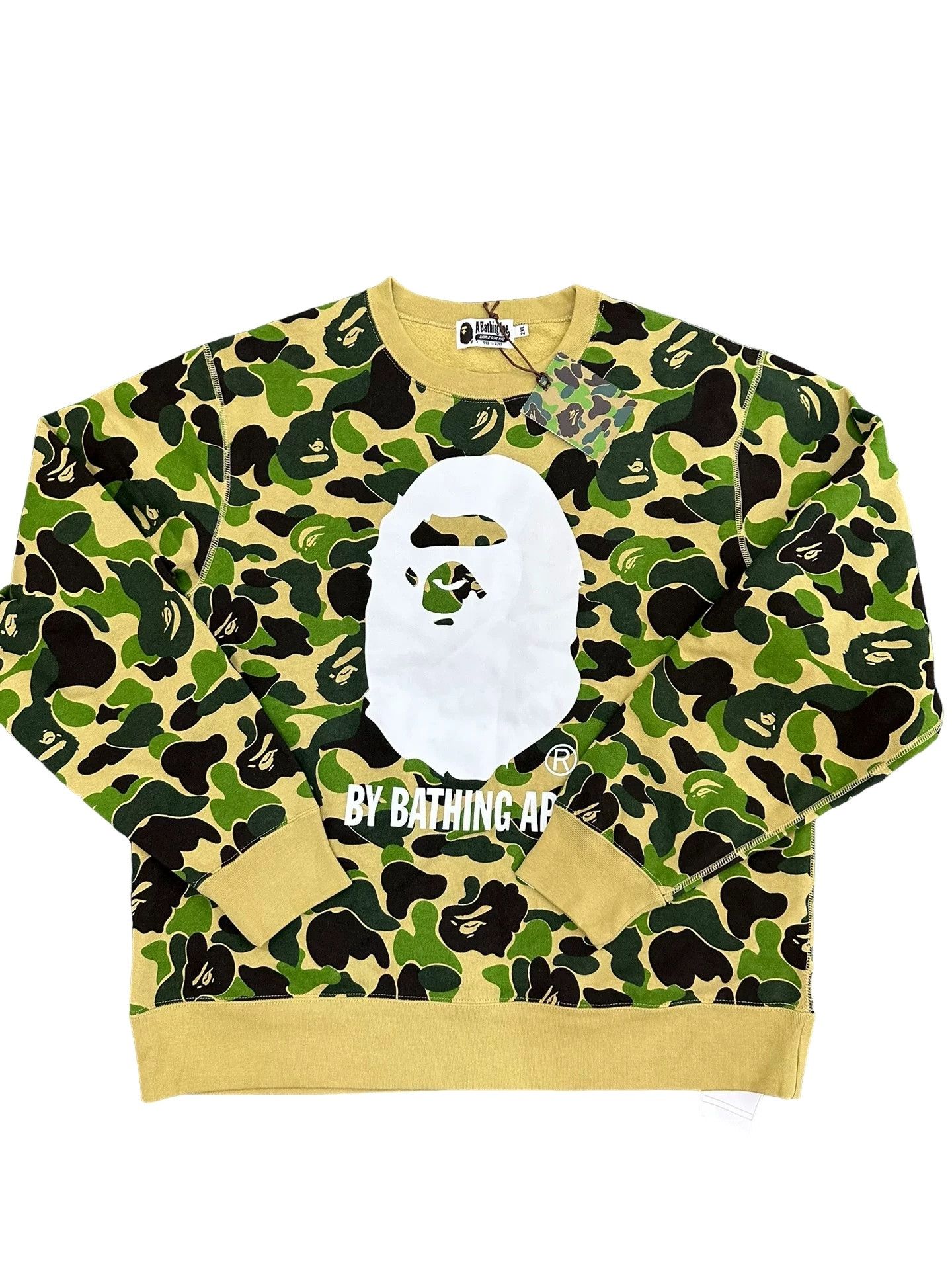 Bape A Bathing Ape Camo Ape Head Sweatshirt Size 2XL Size US XXL / EU 58 / 5 - 1 Thumbnail