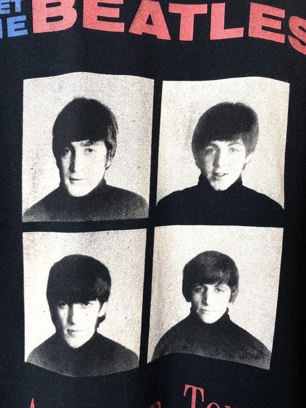 Band Tees Vintage Style 1964 The Beatles American Tour Band T Shirt Size US XL / EU 56 / 4 - 4 Thumbnail