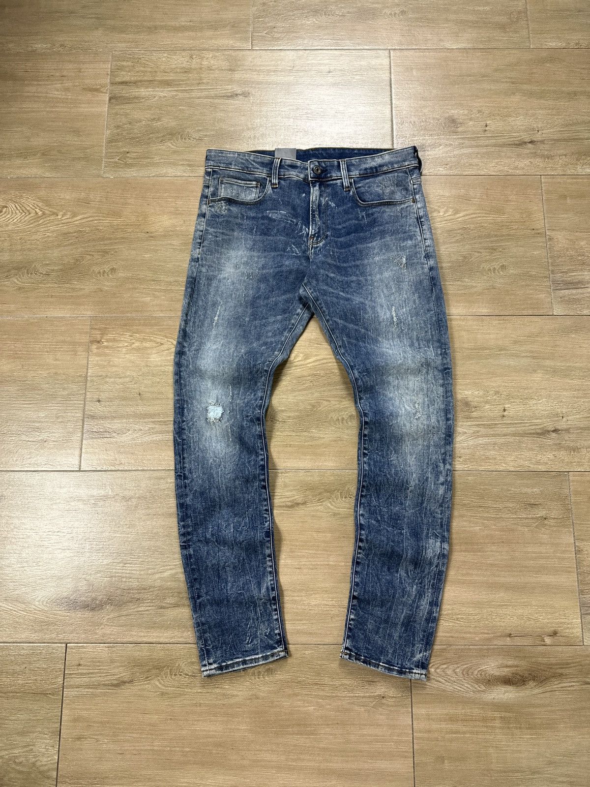 NEW!!! G-Star Raw 3301 Deconstructed Skinny Denim Jeans