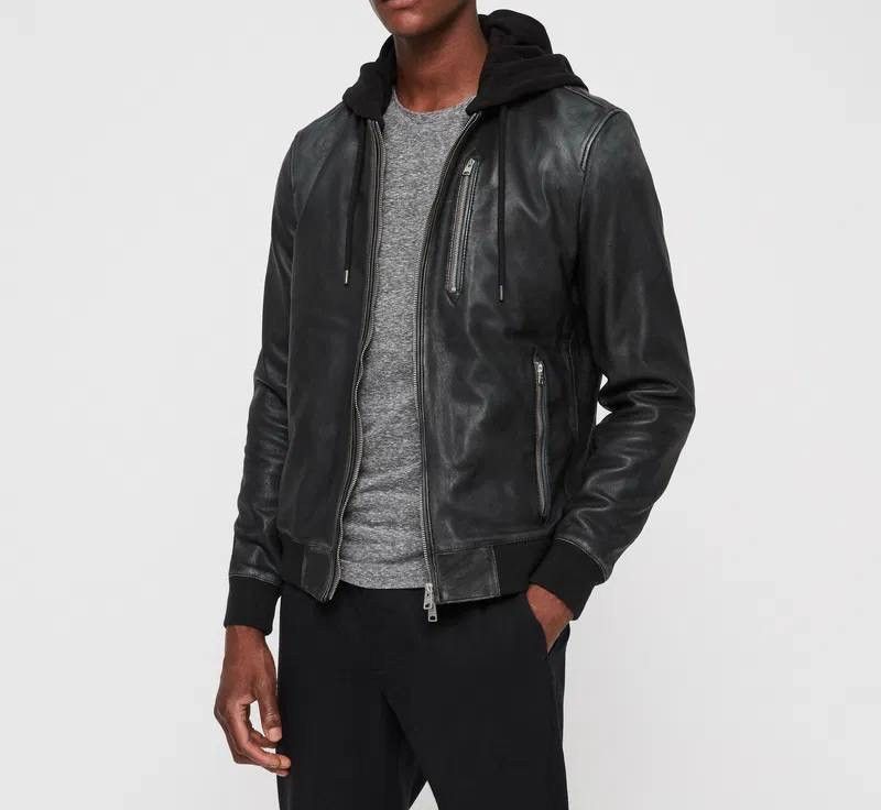 Allsaints Allsaints Abbot Bomber leather luxury size M Size US M / EU 48-50 / 2 - 1 Thumbnail