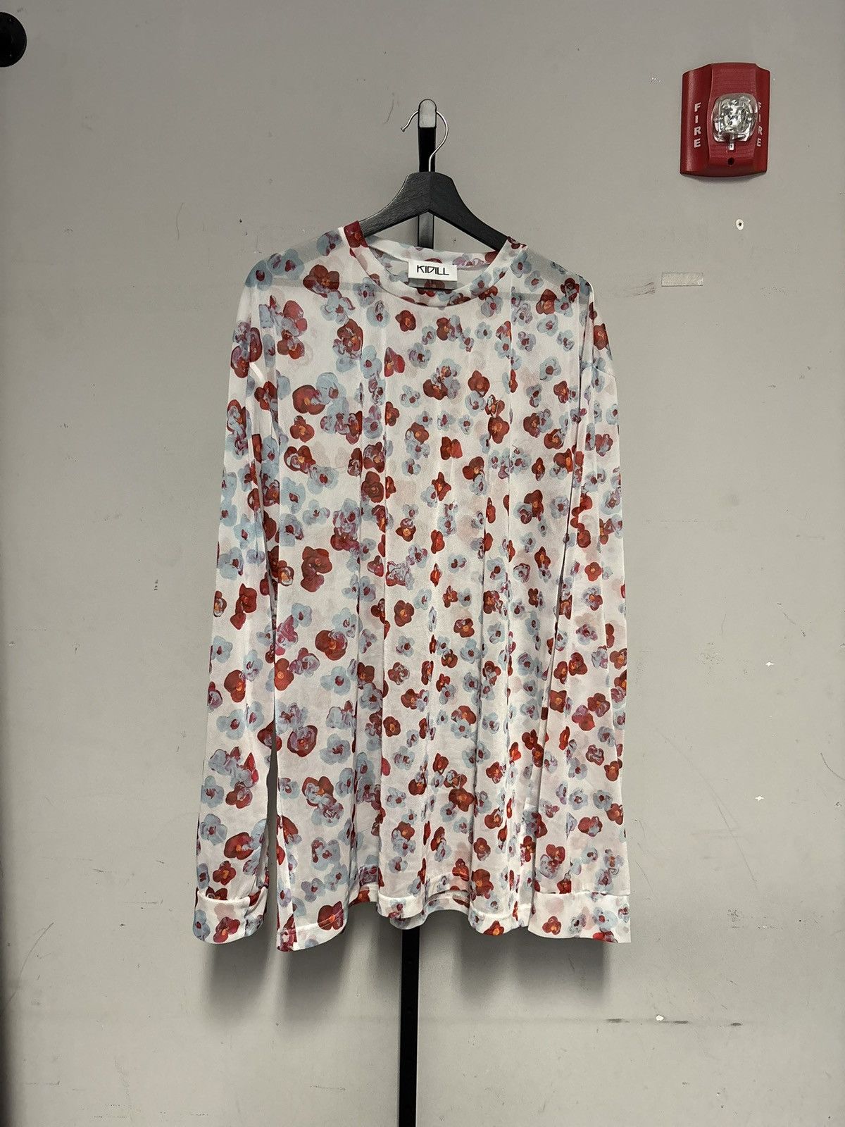 KIDILL Kidill Flower Mesh Long Sleeve T-shirt Size US XL / EU 56 / 4 - 1 Thumbnail