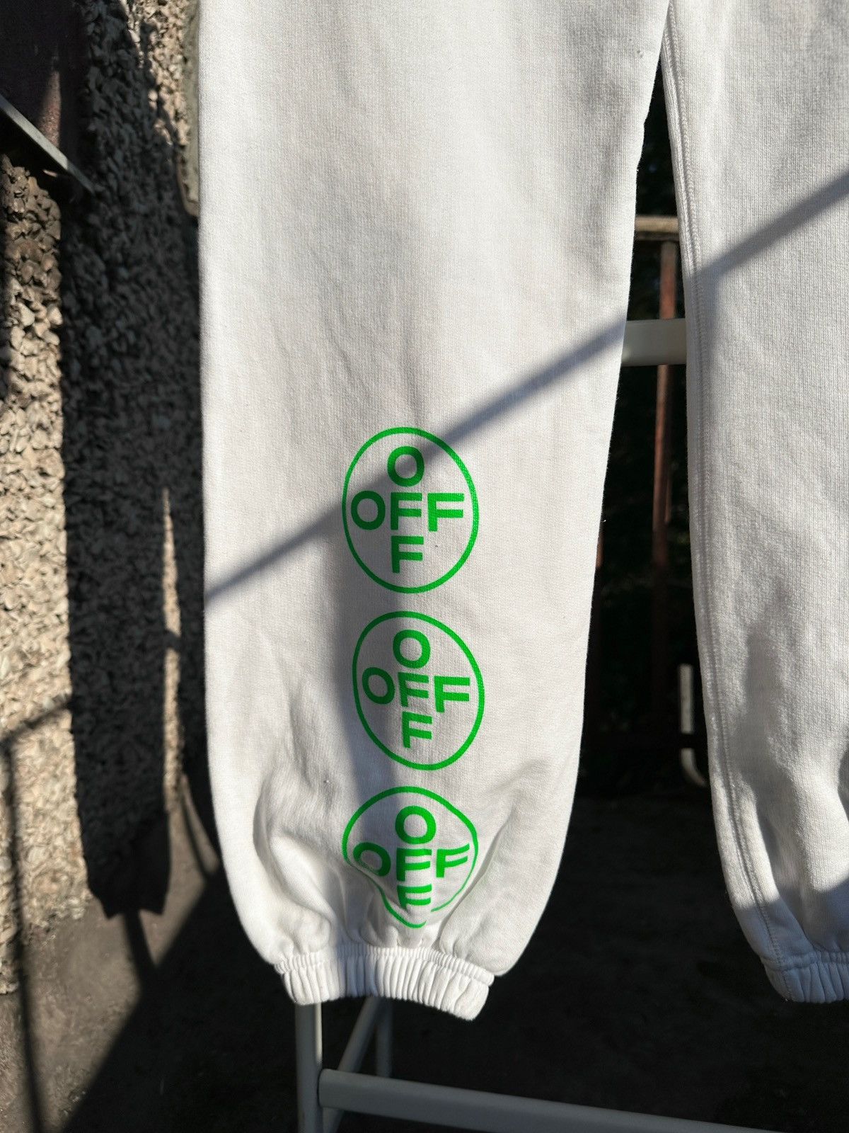 Off-White Off-White Golden Ratio White Sweatpants Size US 30 / EU 46 - 16 Thumbnail