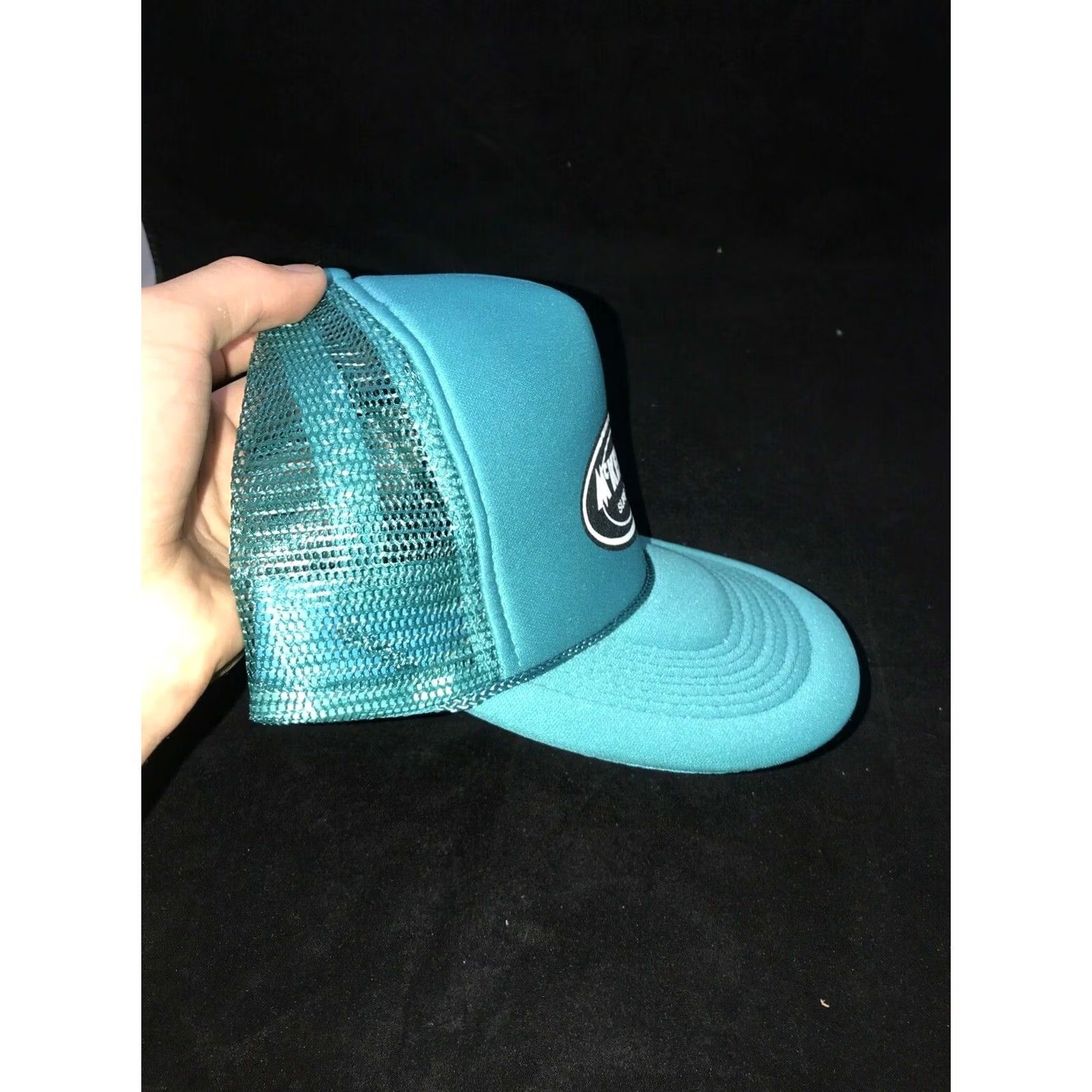 Vintage McKEVLIN'S Surf Shop Blue Trucker Hat Baseball Cap Mint condition Dad New Mens Snapback Adjustable Mesh Back Polyester Solid Vintage Yes Size ONE SIZE - 7 Thumbnail