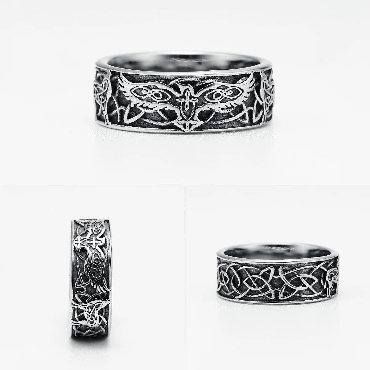 Jewelry Phoenix Totem Ring Streetwear Jewelry Fashion Gift Size ONE SIZE - 9 Thumbnail