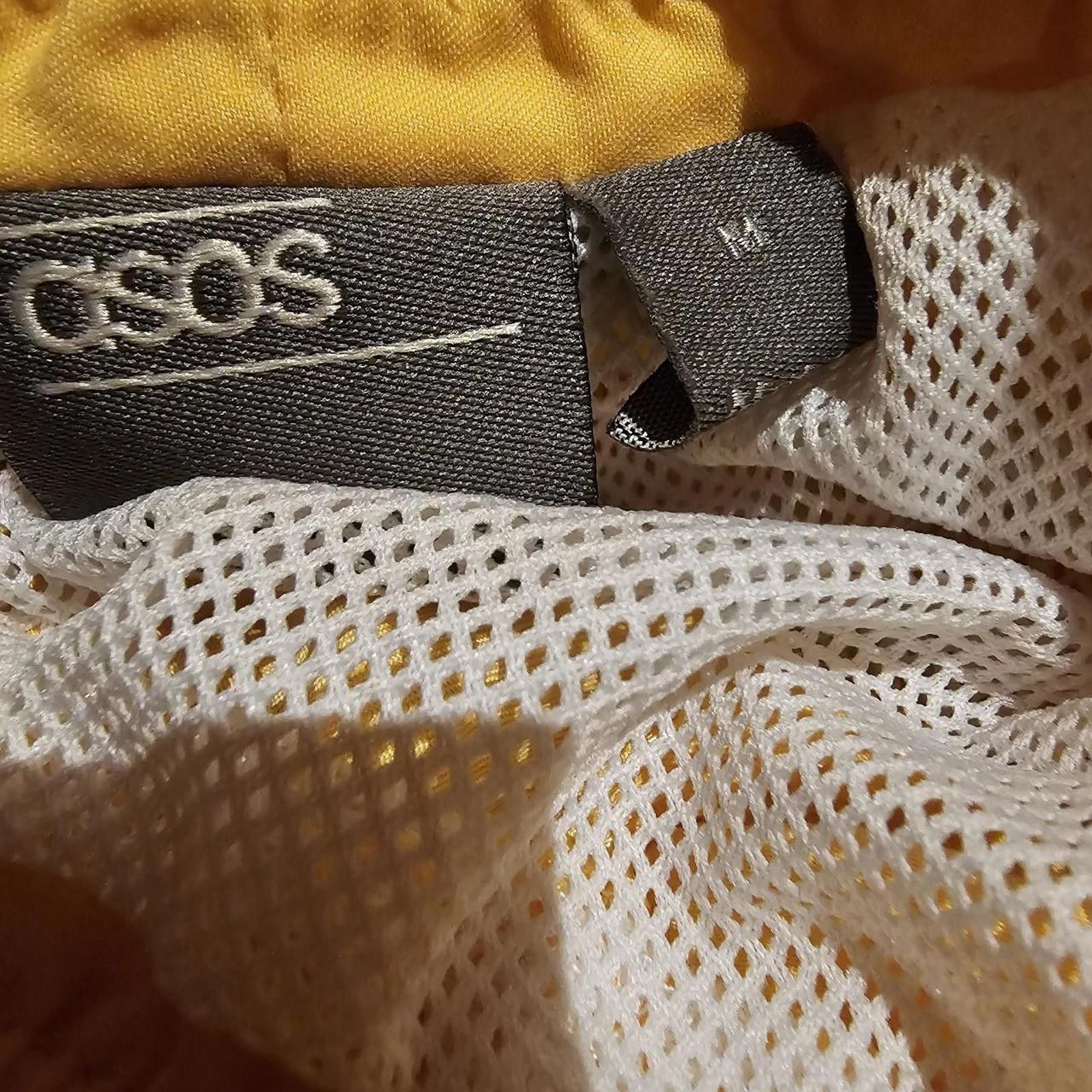Asos ASOS Men's Yellow Swim Trunks Size US 32 / EU 48 - 4 Thumbnail